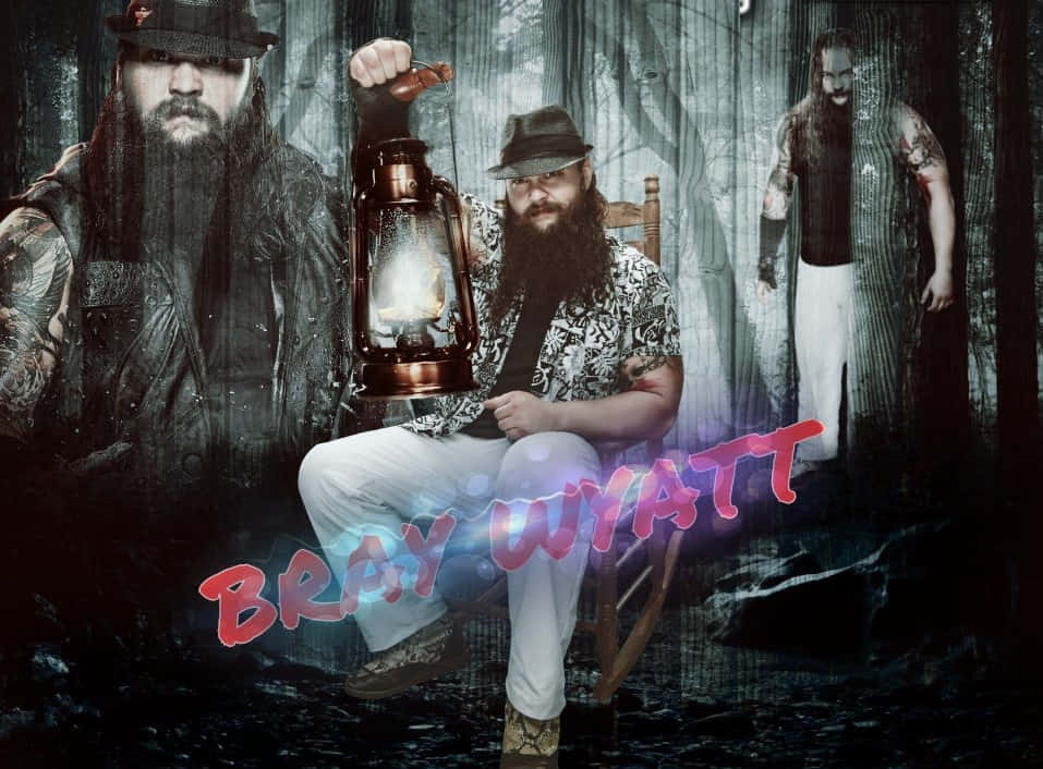 Bray Wyatt Wwe Dark Forest Fan Art Background