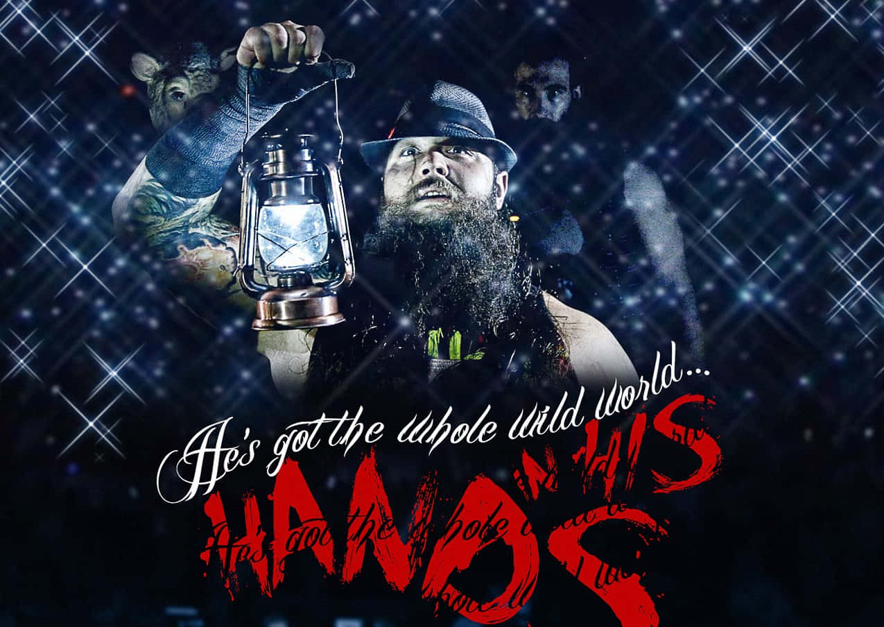 Bray Wyatt Wwe Night Lamp Entrance Fan Art Background