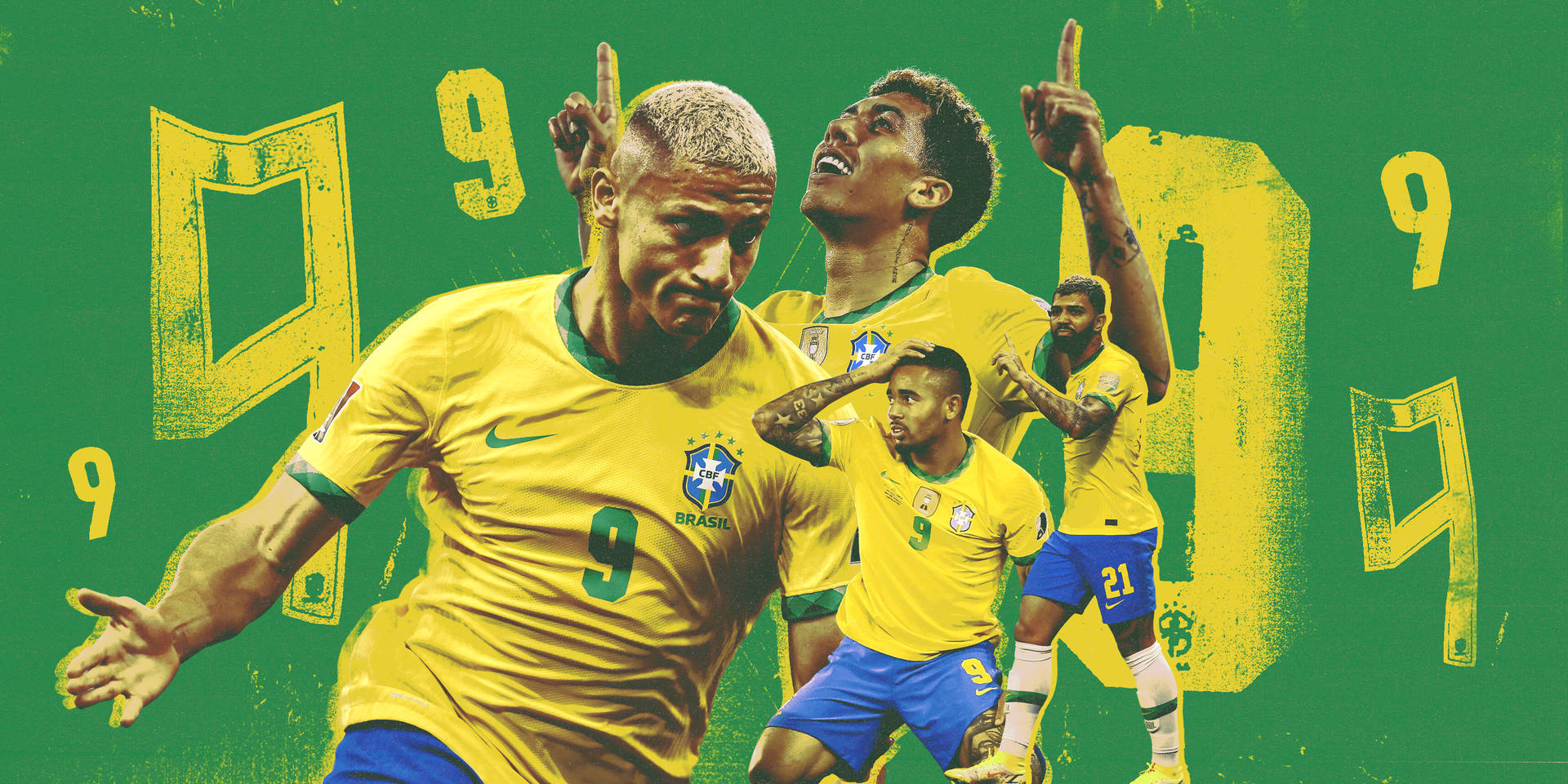 Brazil National Football Team Number 9 Players