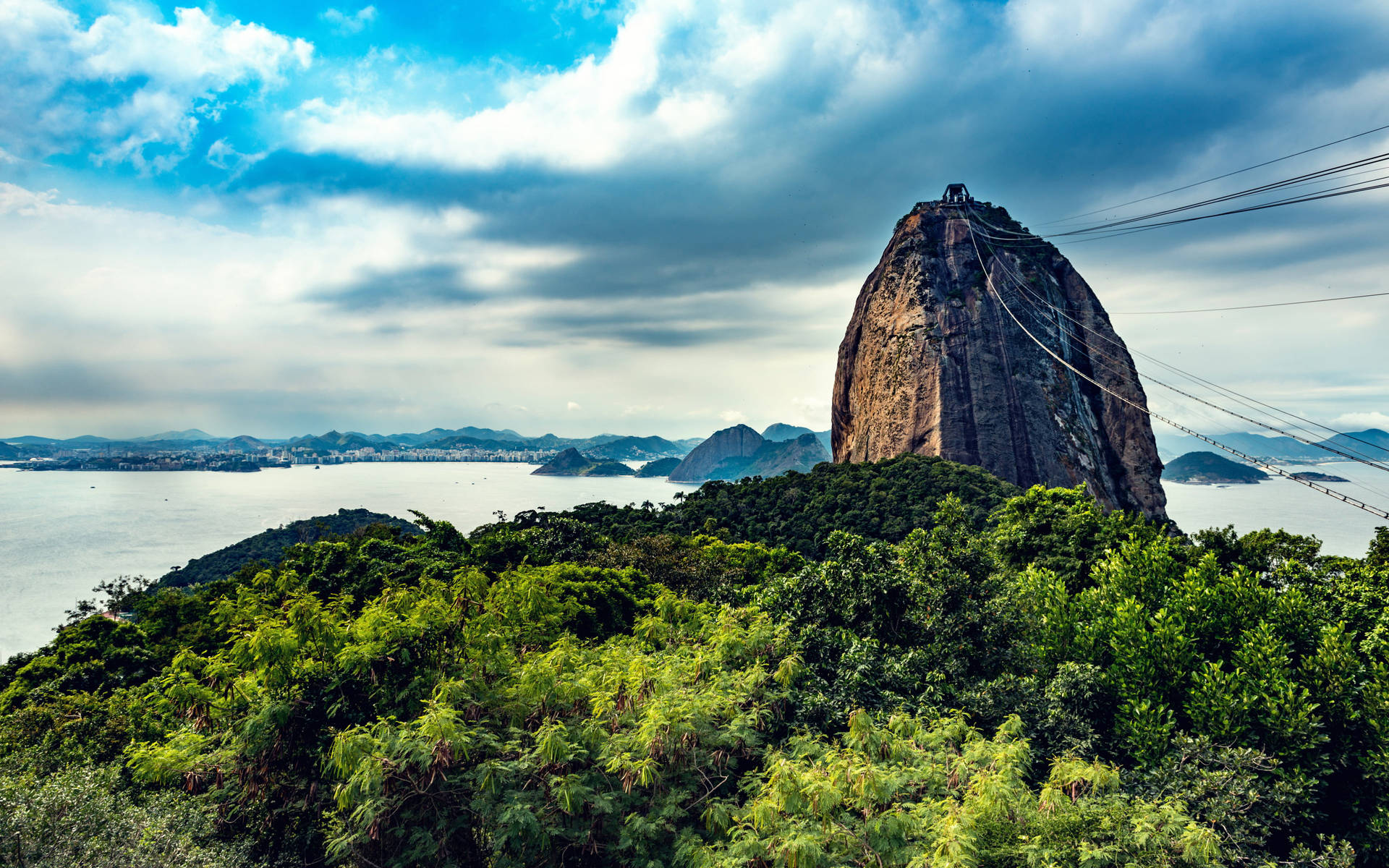 Brazil Sugarloaf Mountain Background