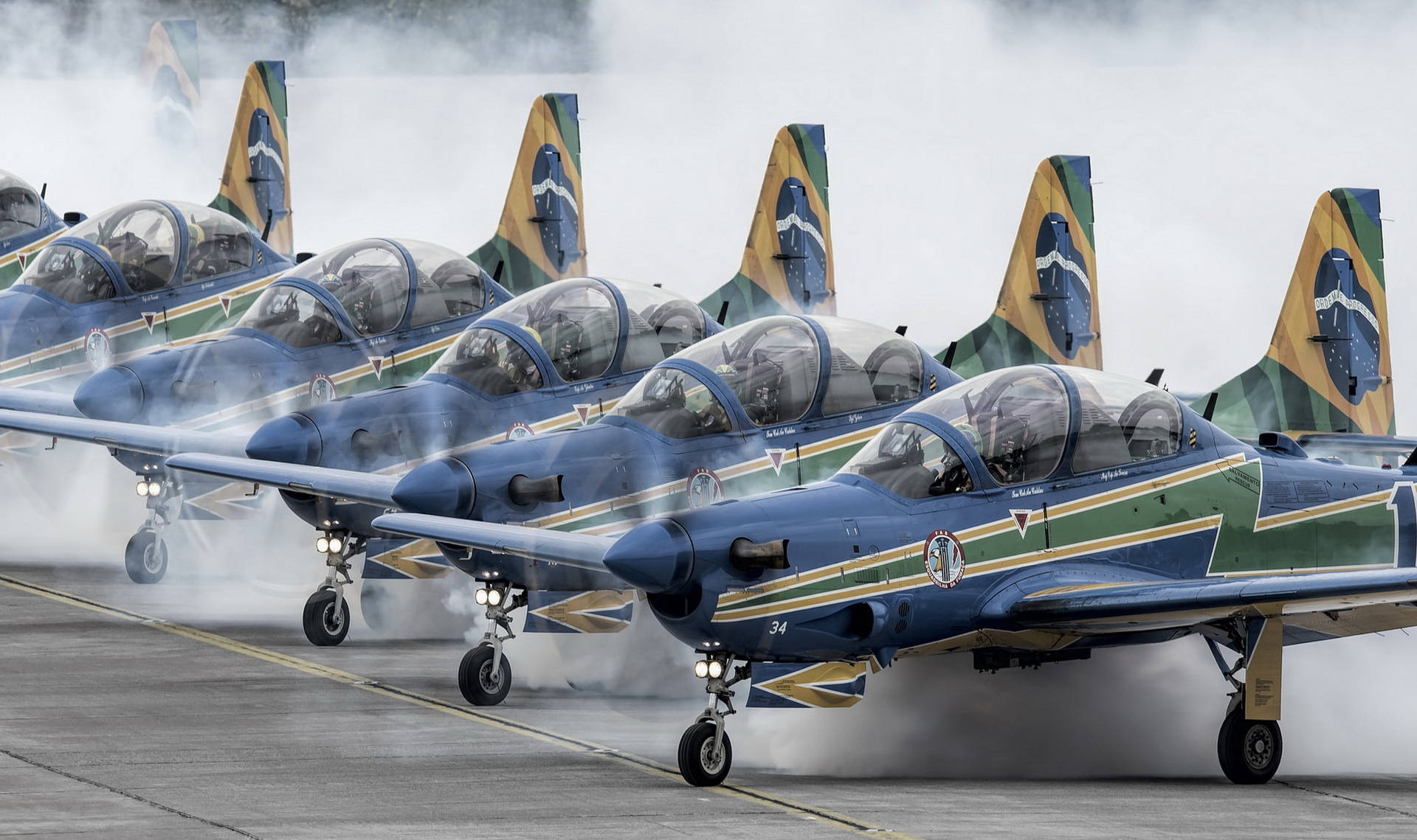 Brazilian Air Force Planes Background
