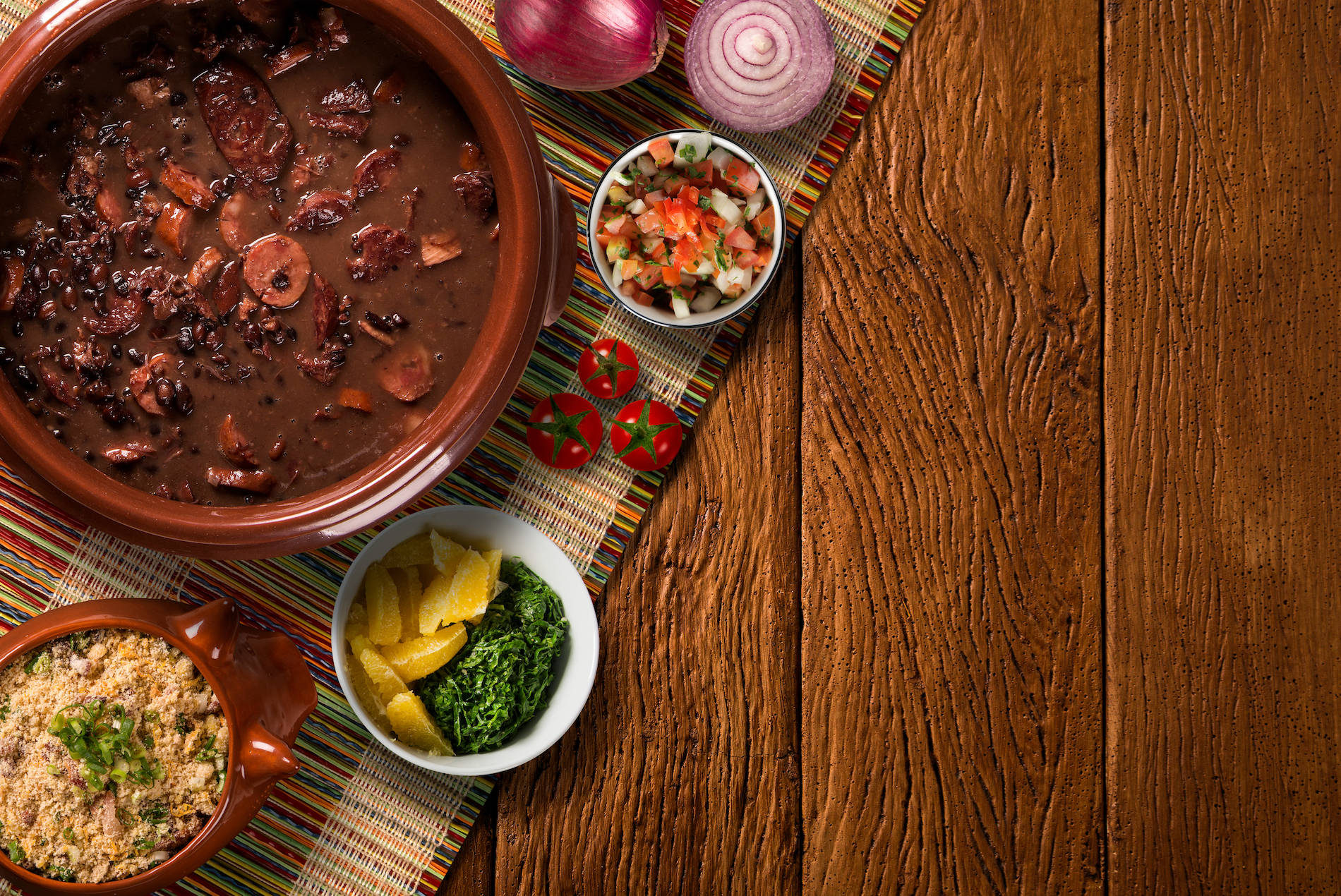 Brazilian Delicacy - Hearty Feijoada Background