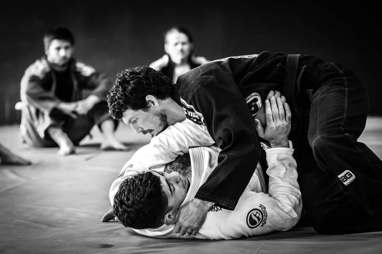 Brazilian Jiu-jitsu Closed Guard Position Background