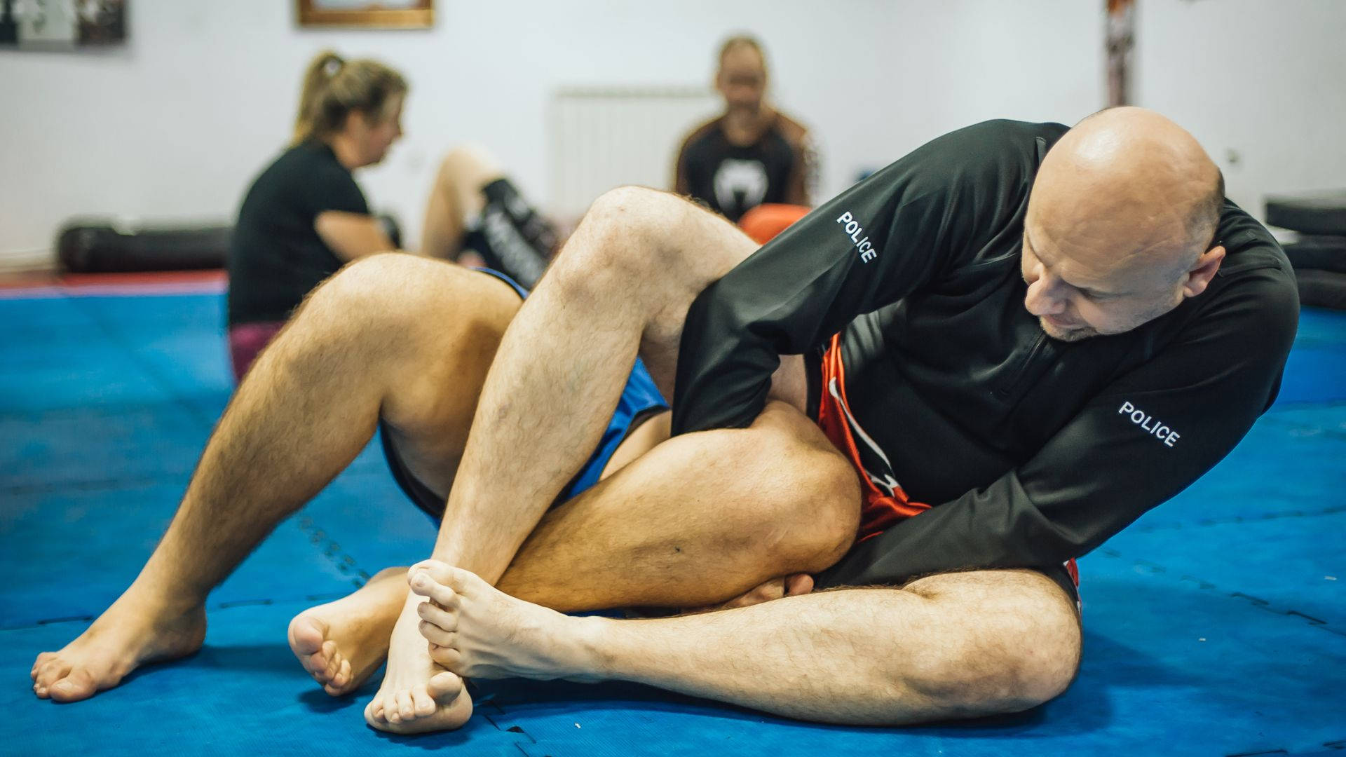 Brazilian Jiu-jitsu Fight Training Background