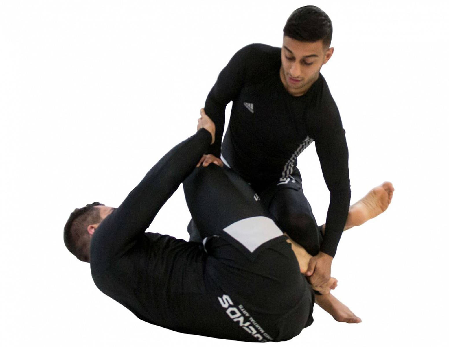 Brazilian Jiu-jitsu Side Mount Position Background