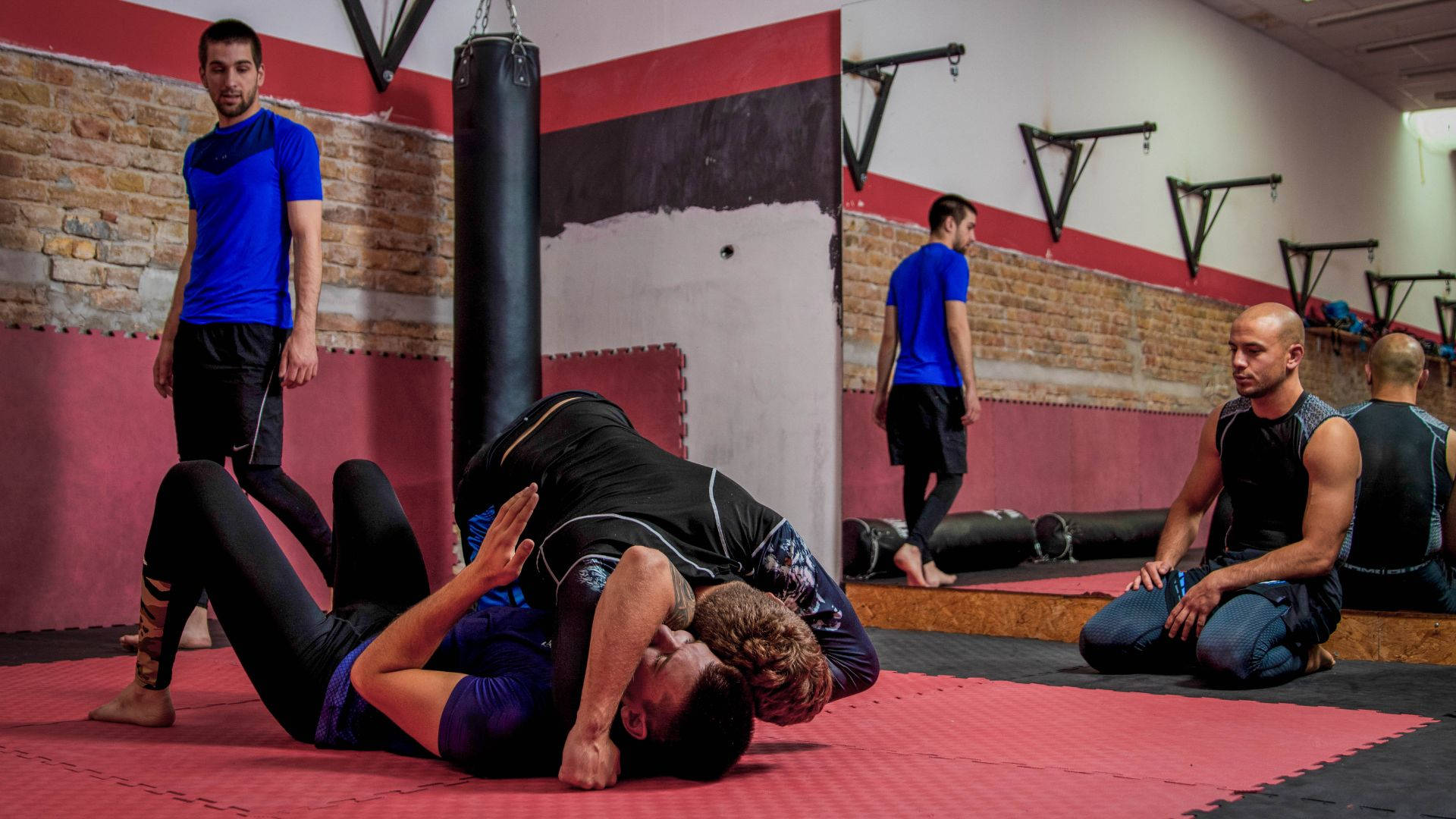 Brazilian Jiu-jitsu Training In Action