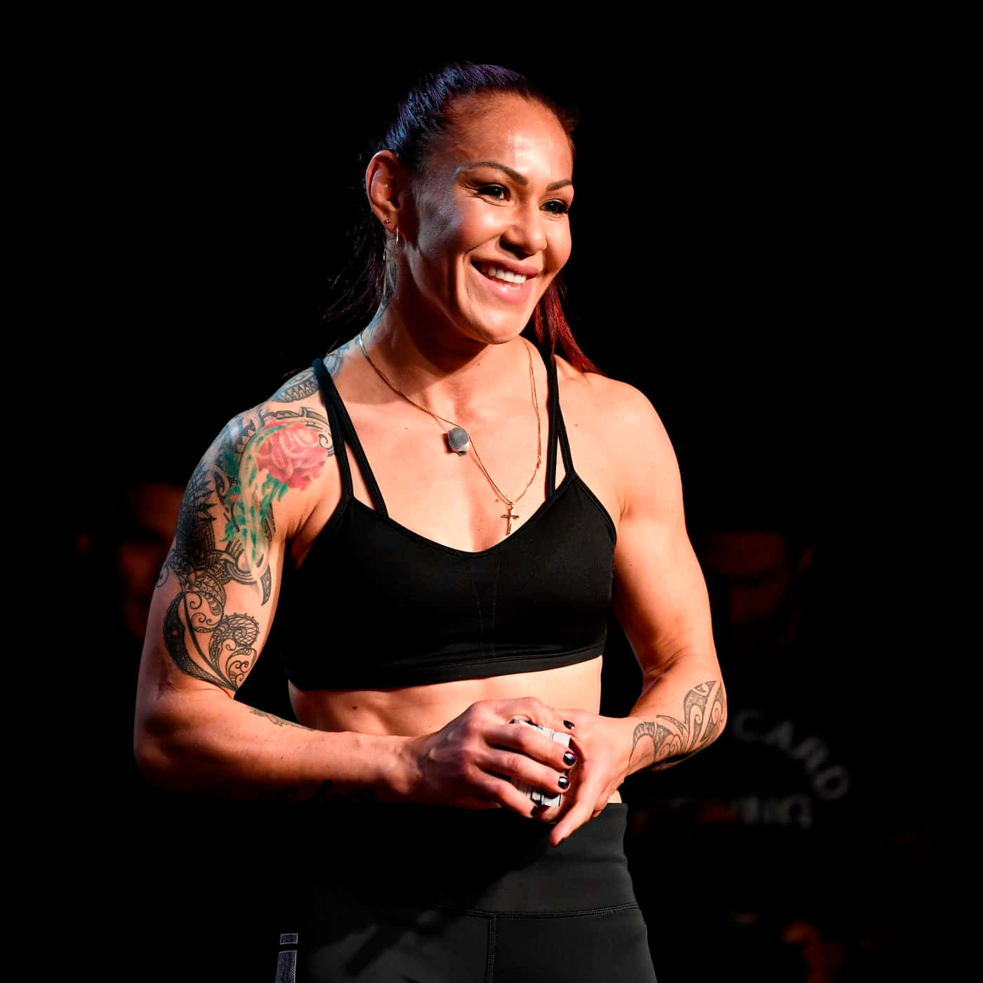 Brazilian Martial Arts Athlete Cris Cyborg Starlite Room 2019 Background