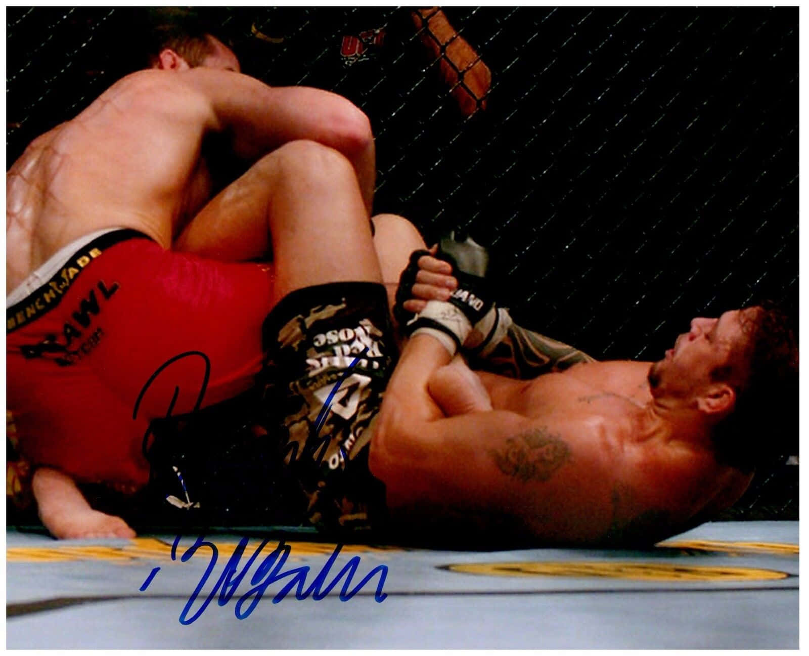 Brazilian Mma And Ufc Fighter Renato Sobral Signed Autograph Background