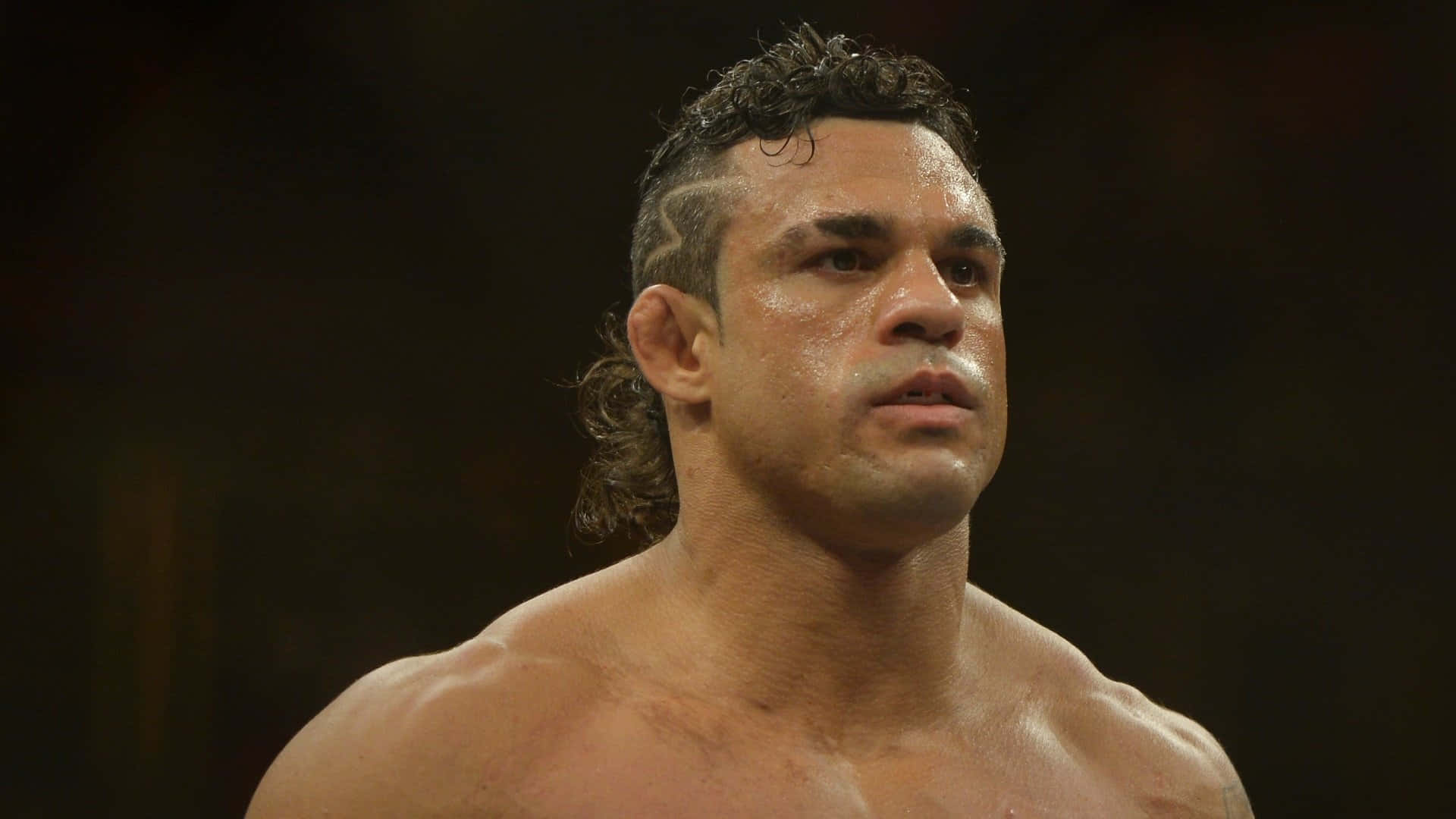 Brazilian Mma Fighter Vitor Belfort Headshot Portrait Background