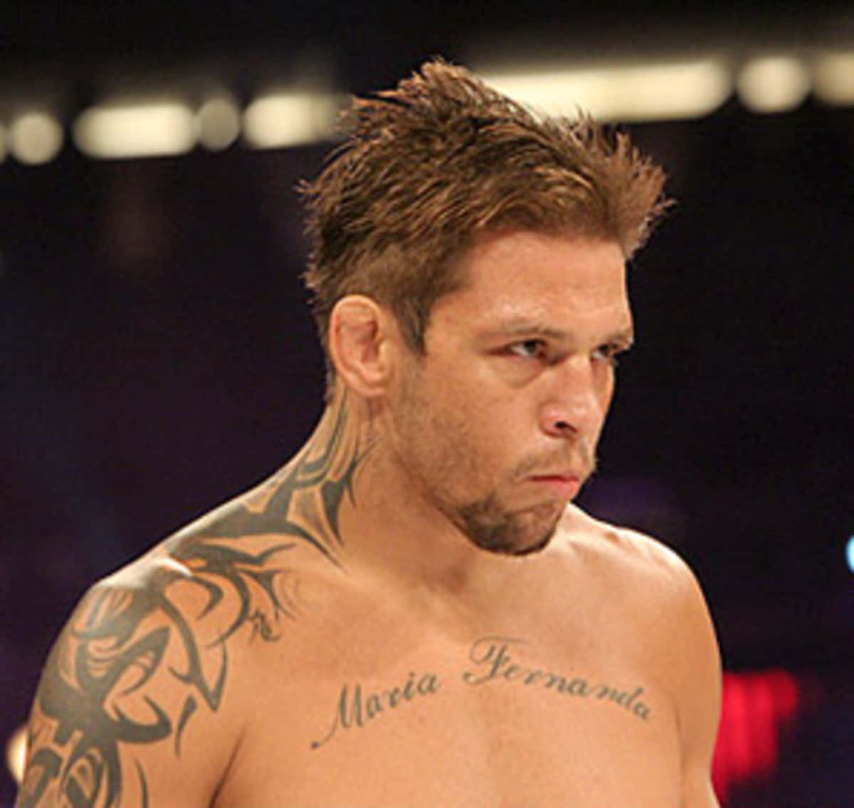 Brazilian Ufc Athlete Renato Sobral Side Angle Shot Background