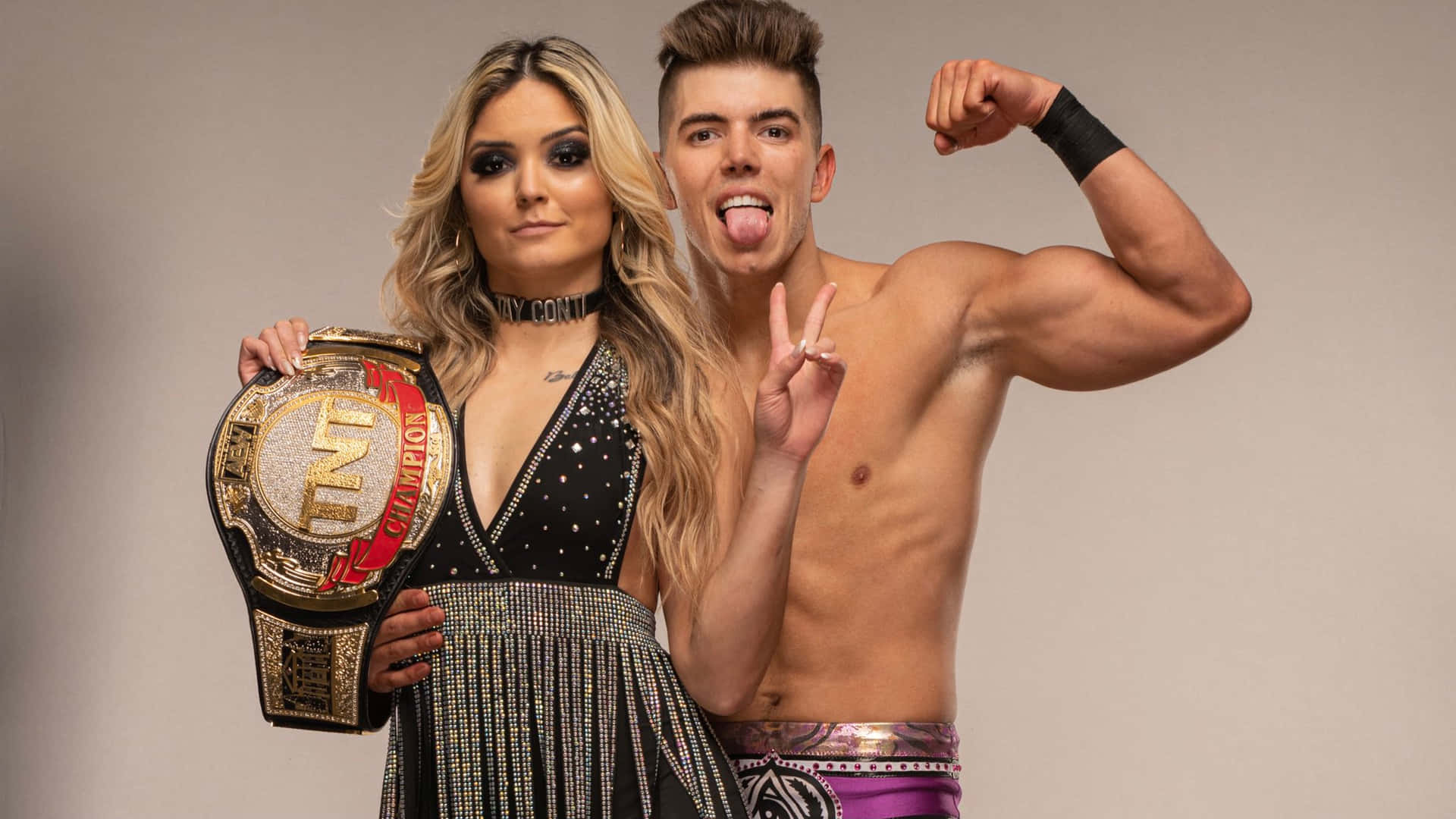Brazilian Wrestler Tay Melo And Her Husband Sammy Guevara Background