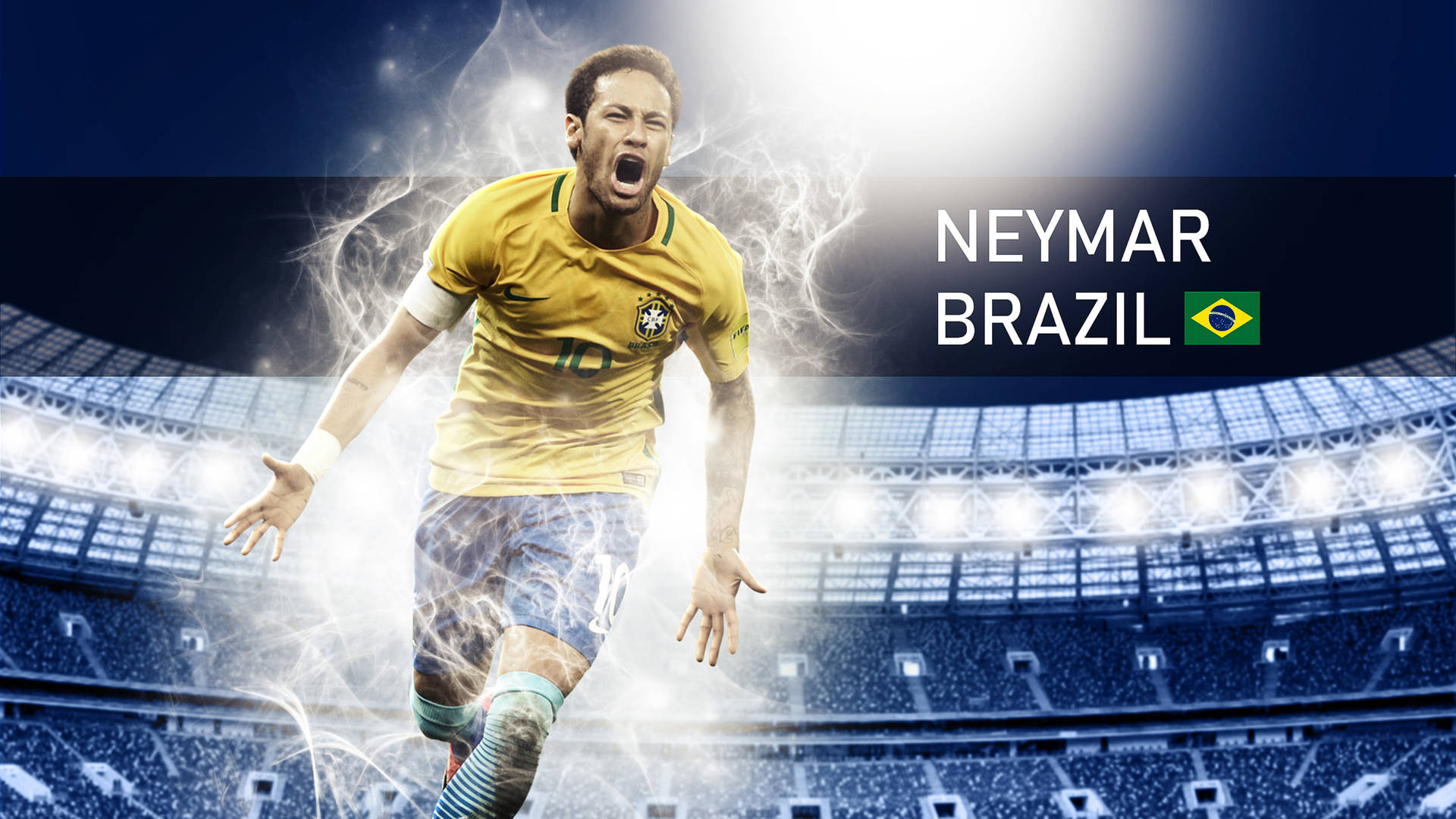 Brazillian Pro Footballer Neymar 4k Background