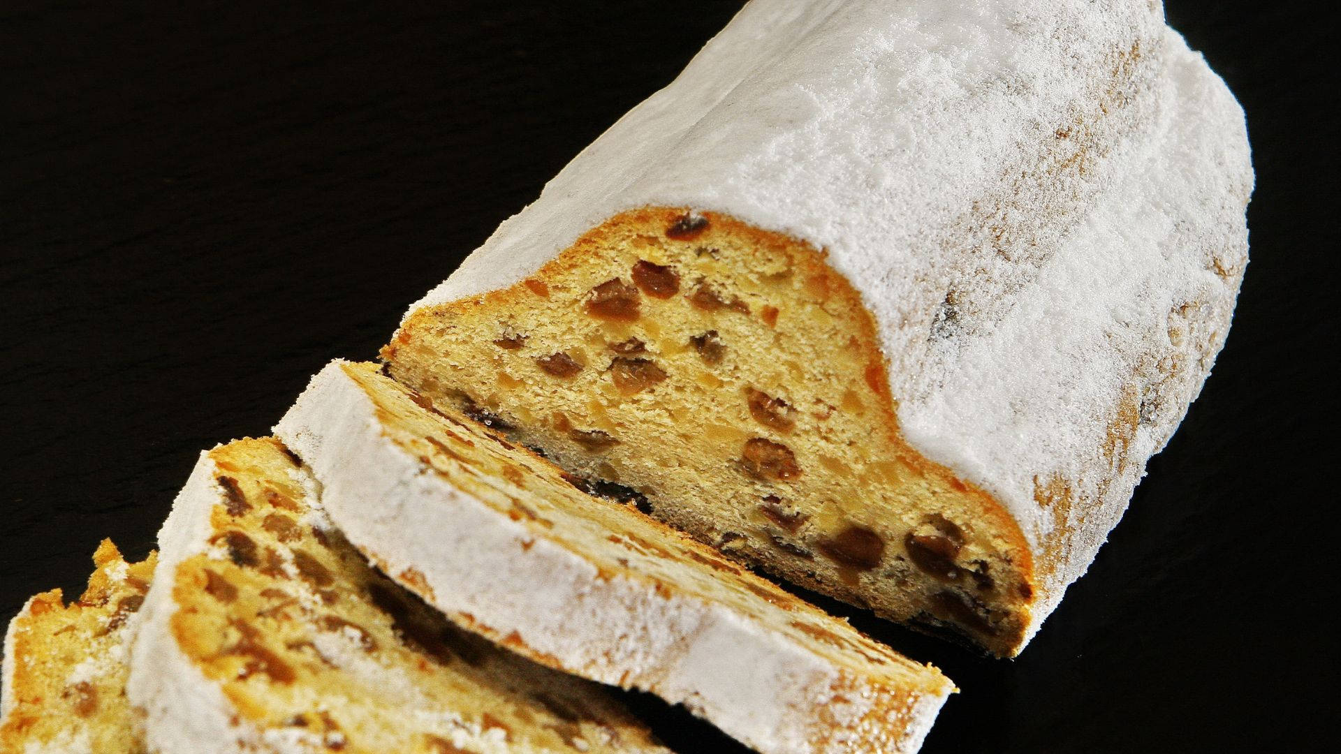 Bread Coated With Sweet Background