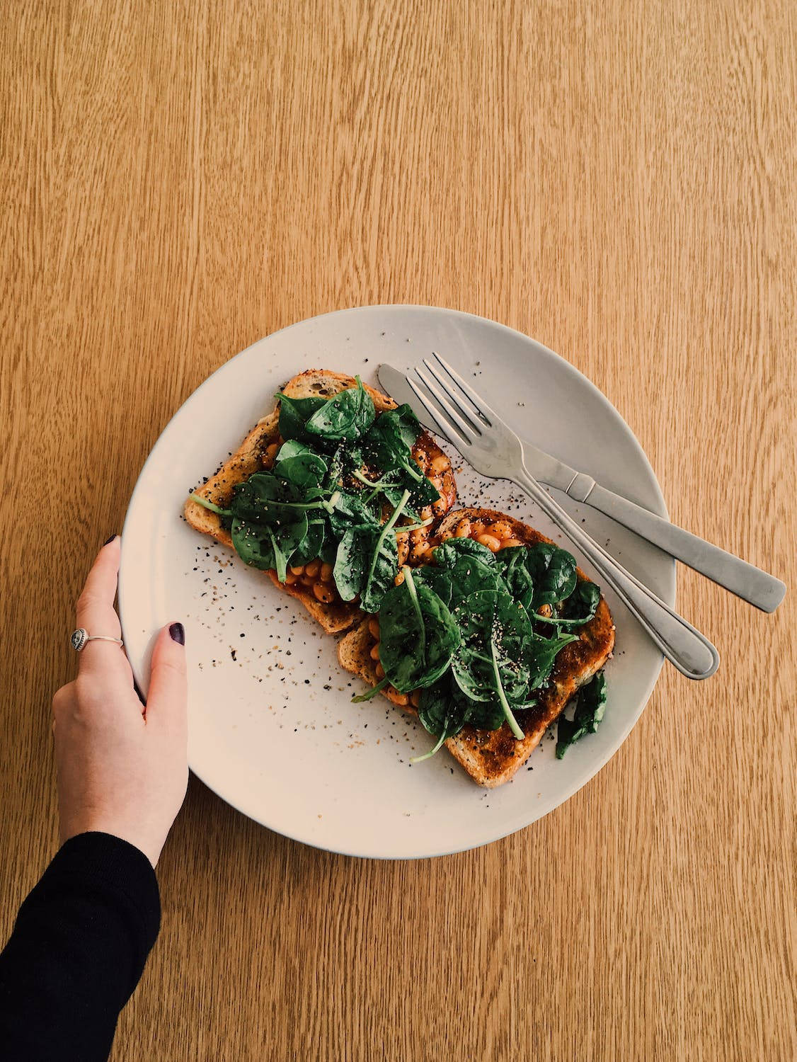 Bread Spinach Background