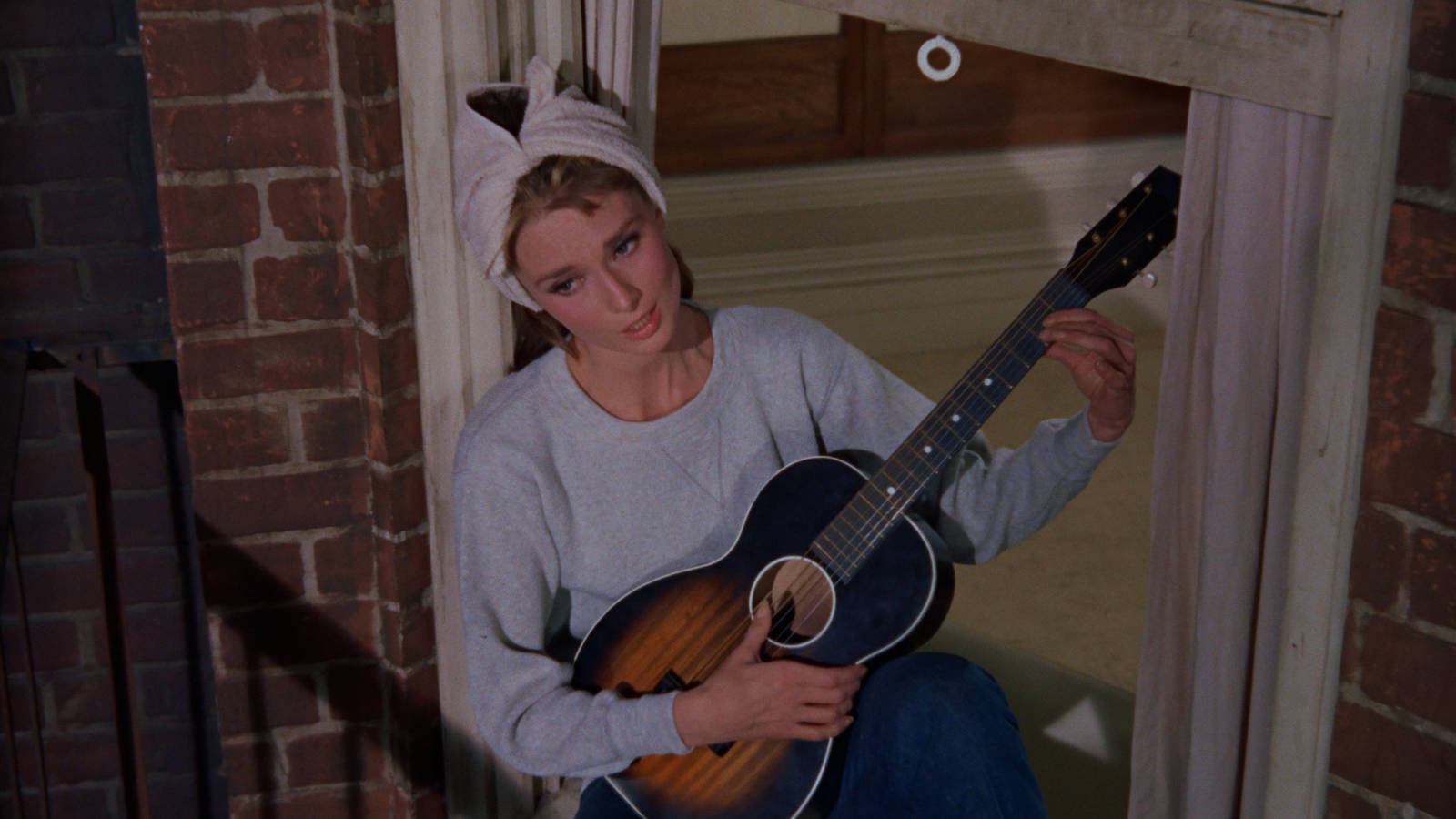 Breakfast At Tiffany's With Guitar Background