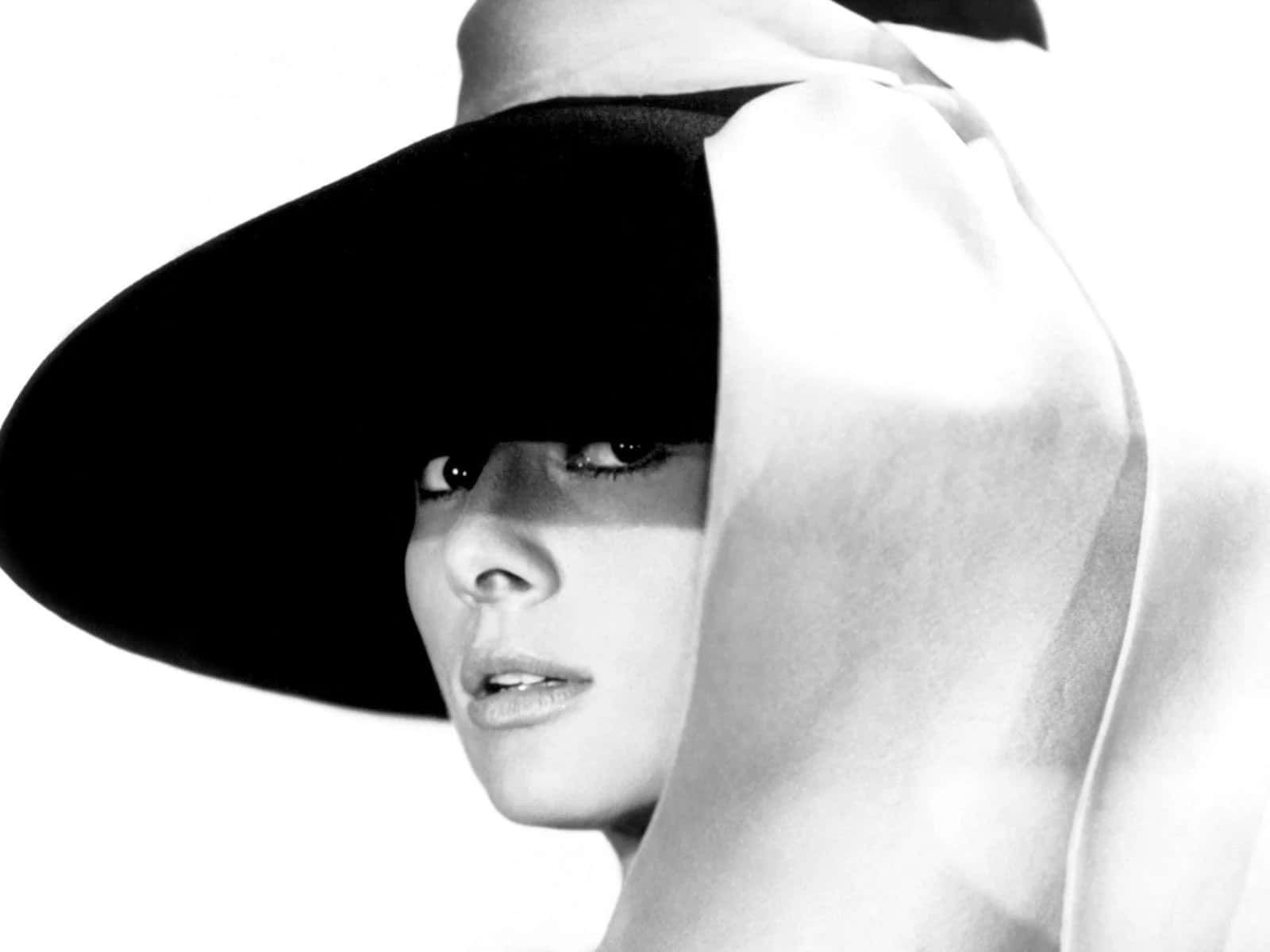 Breakfast At Tiffanys Audrey Hepburn Close Up Portrait Background