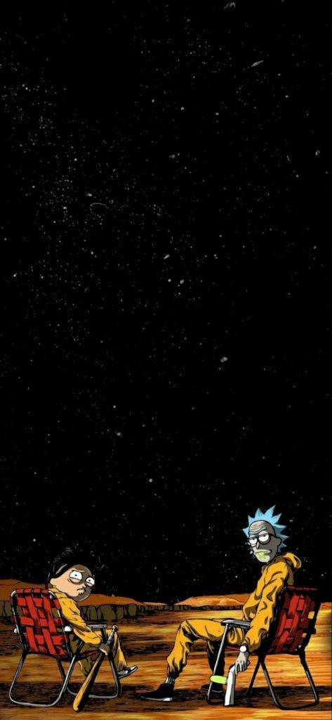 Breaking Bad Rick And Morty Iphone Background