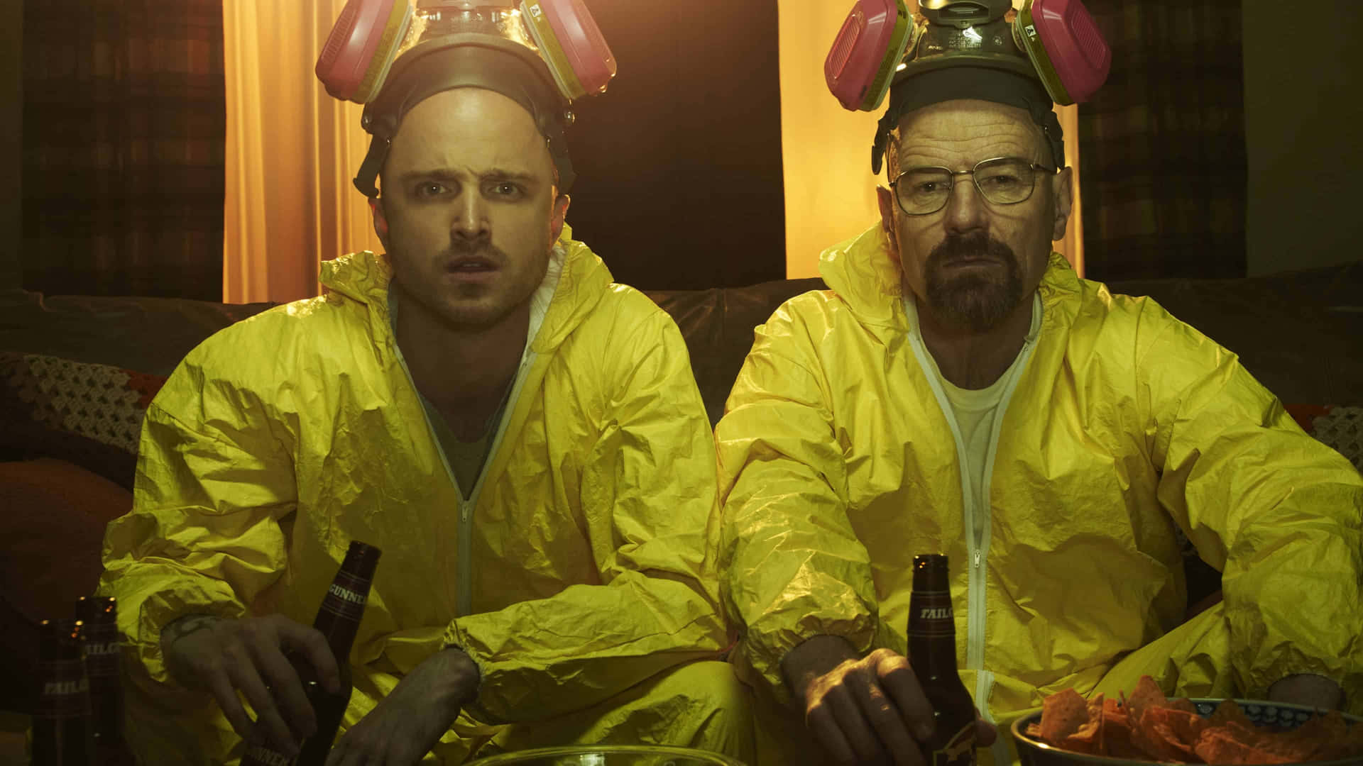 Breaking Bad Yellow Hazmat Suits Background