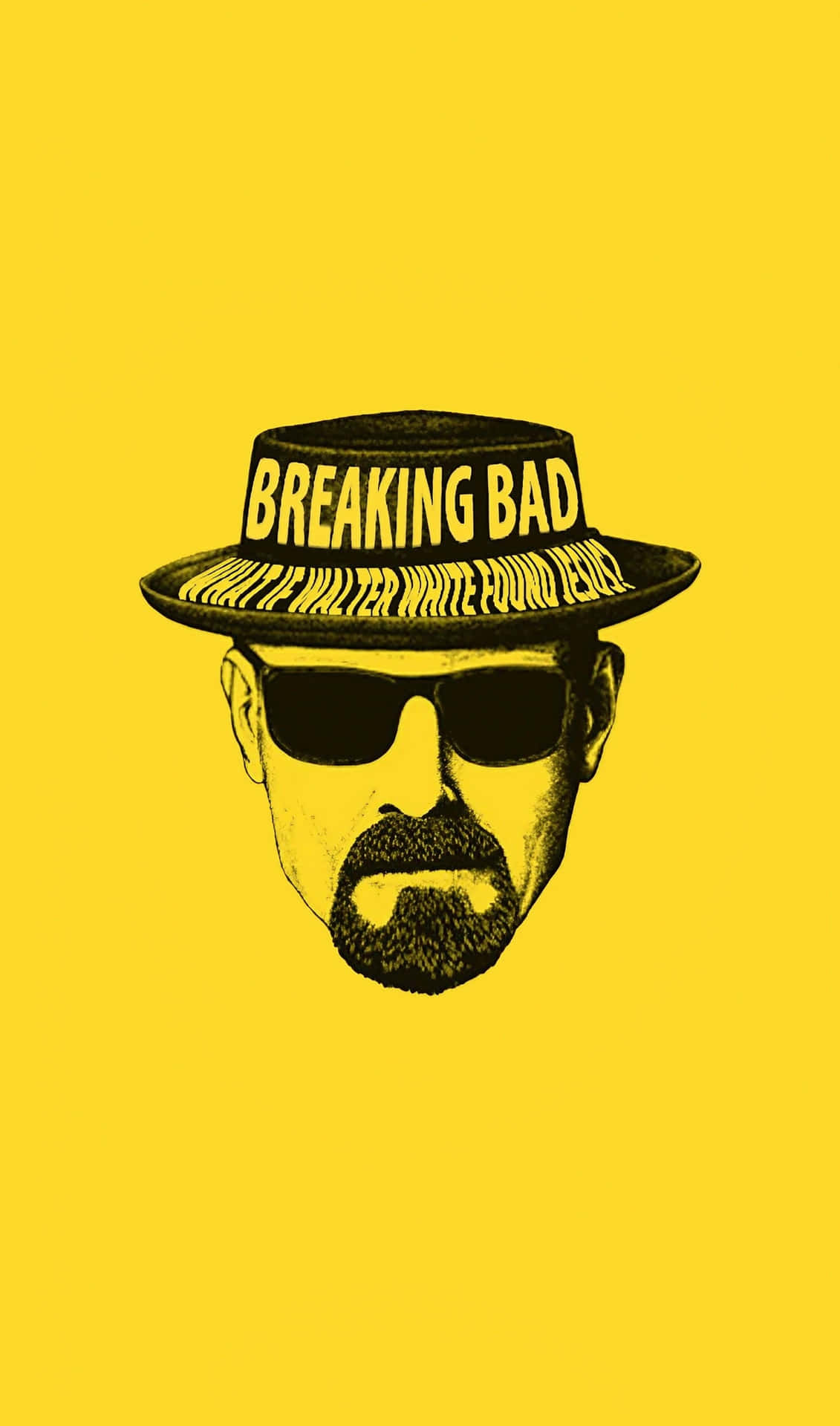Breaking Bad Yellow Poster Background