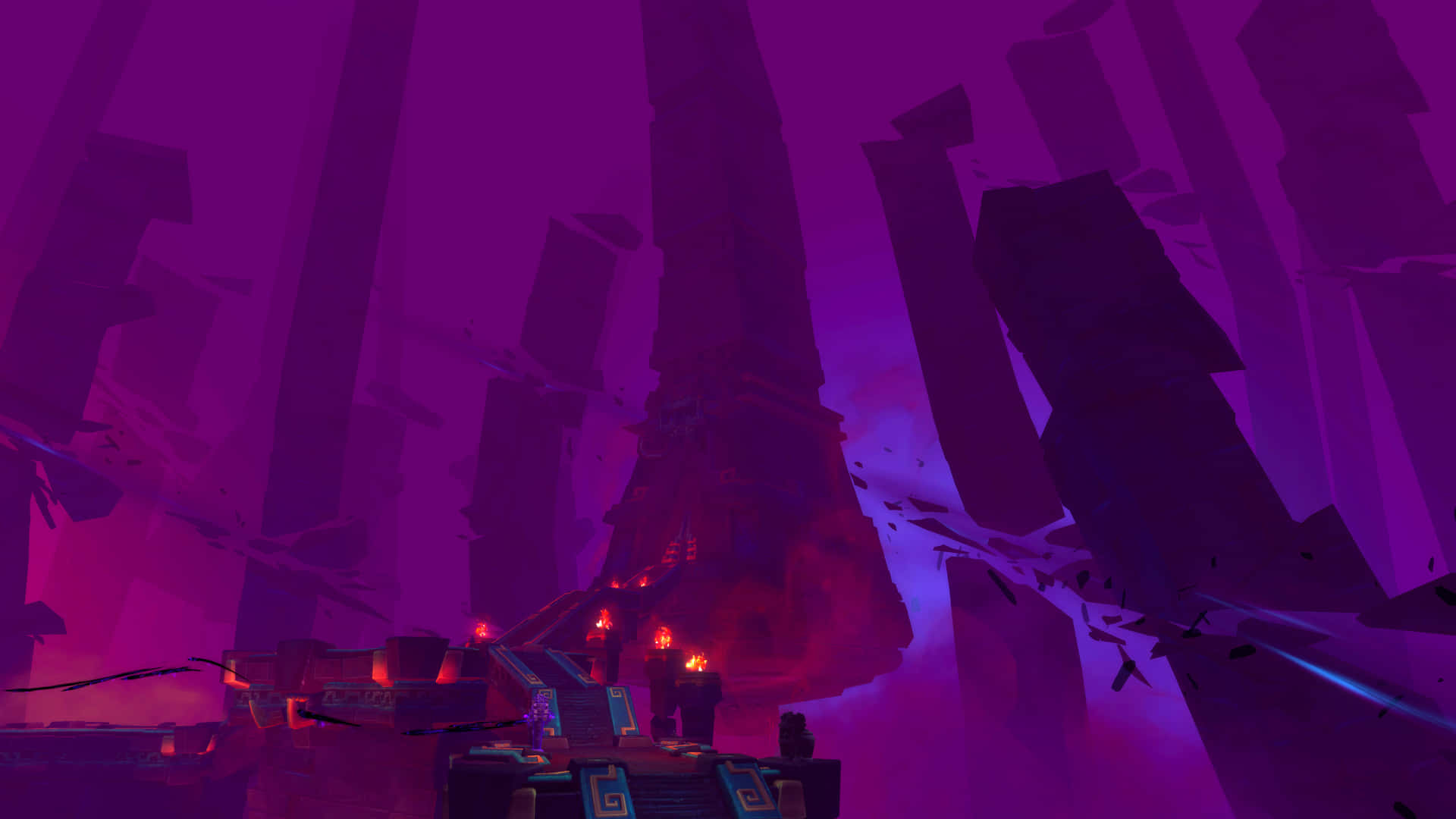 Breaking Lateral Rocks Background