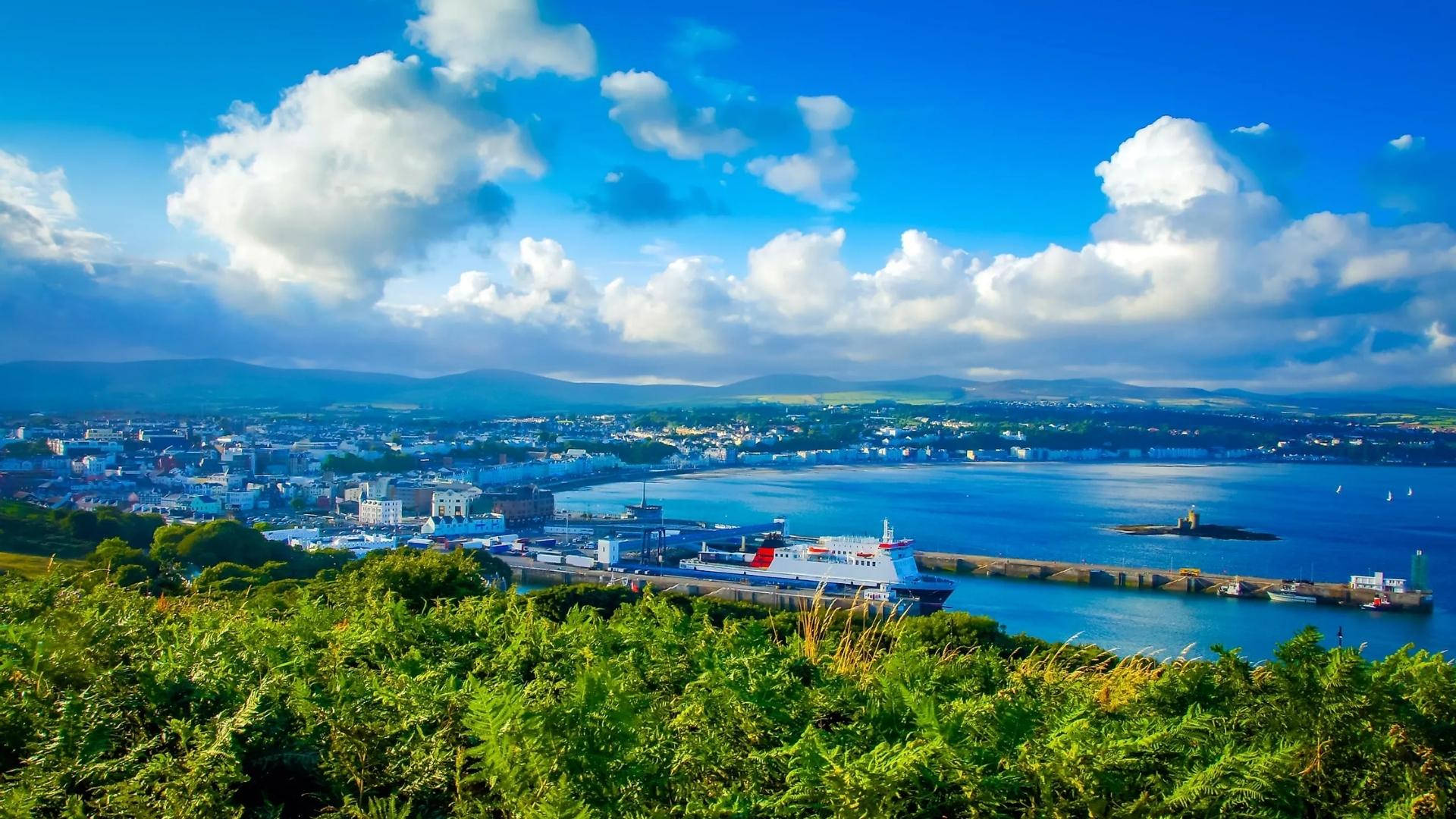 Breath-taking View Of Isle Of Man Port