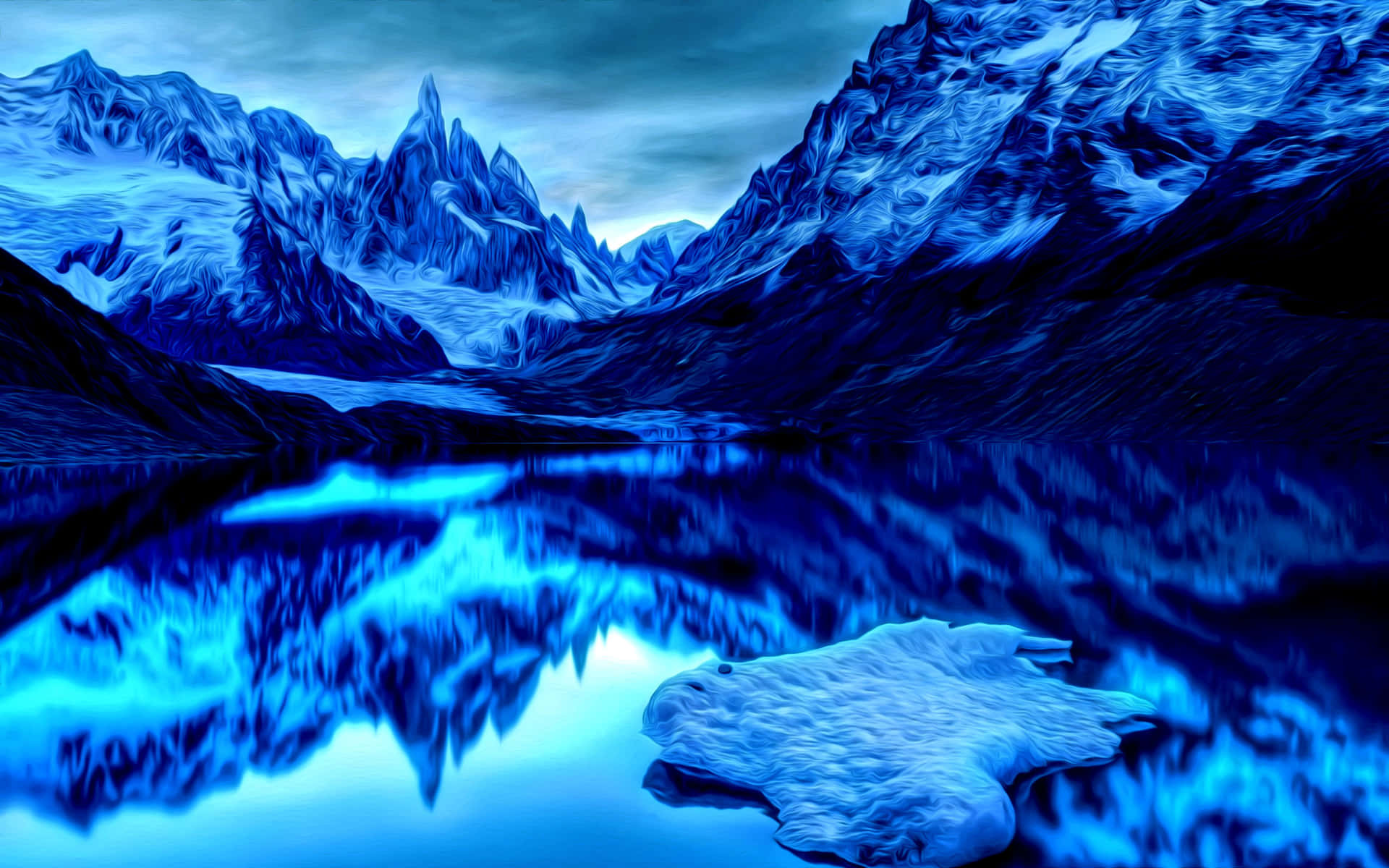 Breathe In The Beauty Of A Majestic Mountain Scene Background