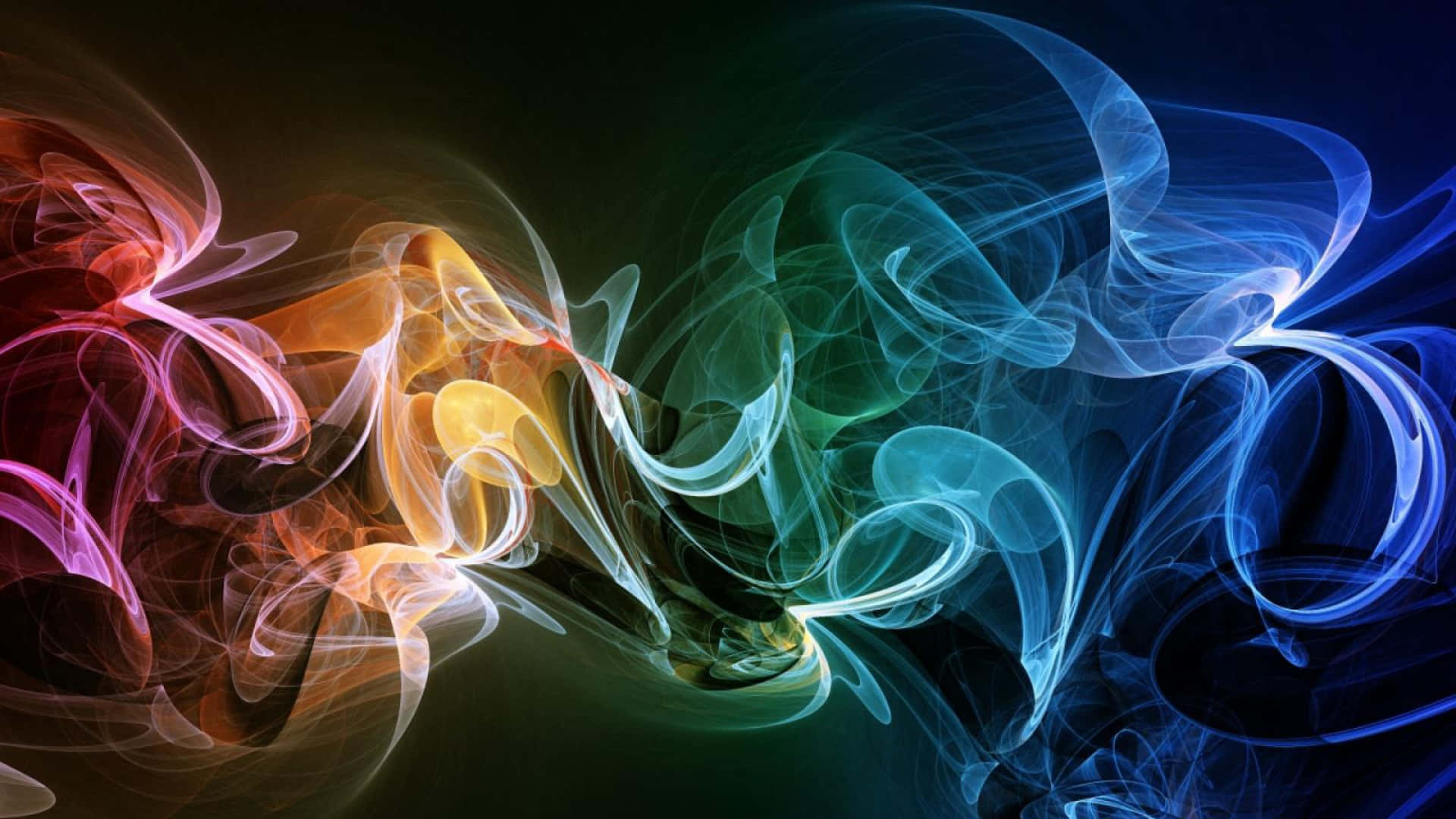 Breathe In The Colorful Smoke Background