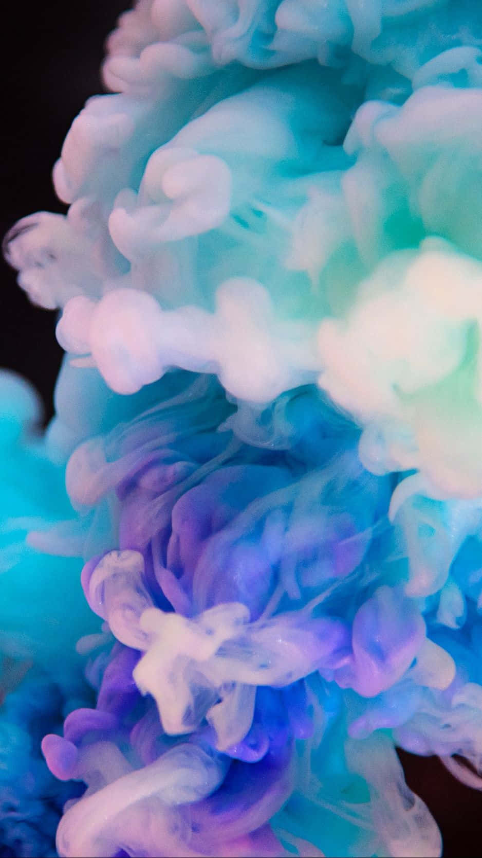 Breathtaking Colorful Smoke In The Air Background