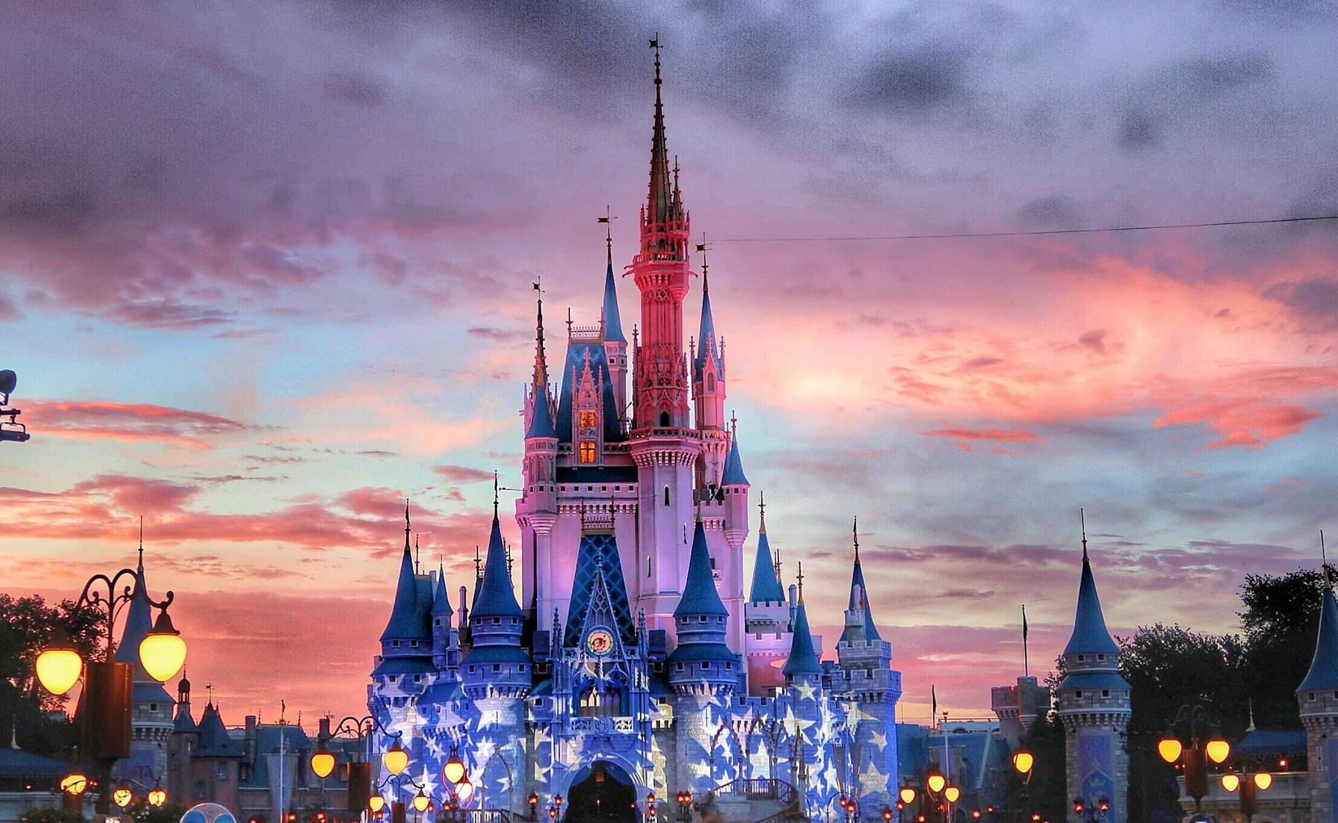 Breathtaking Disney Castle Sky