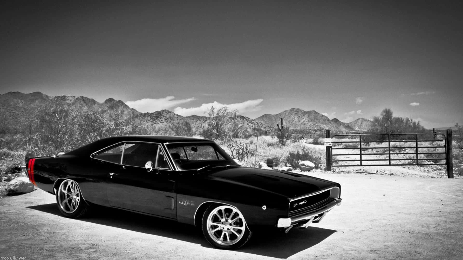 Breathtaking Dodge Charger On The Open Road