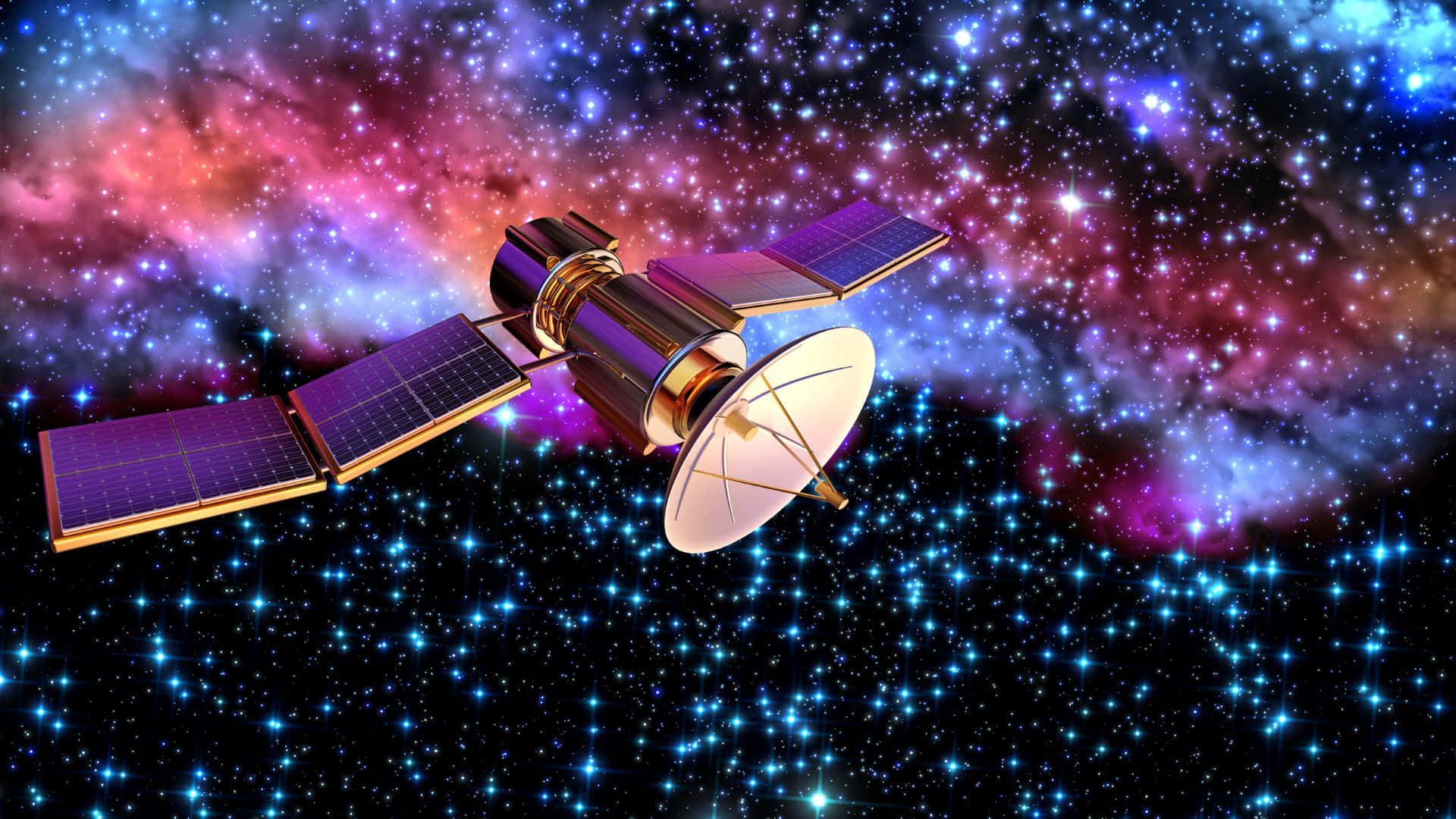 Breathtaking Live Space Scene Background