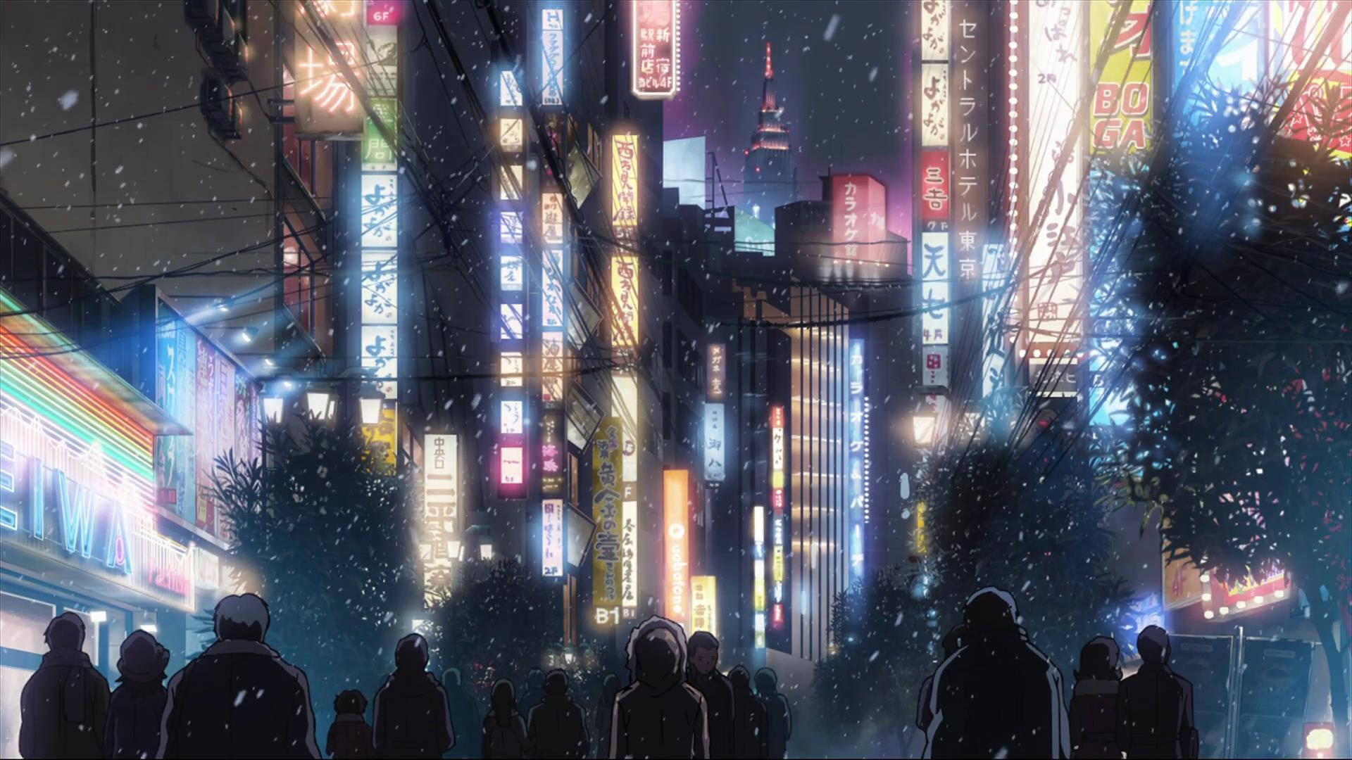 Breathtaking Photo Of Japanese City Anime Background