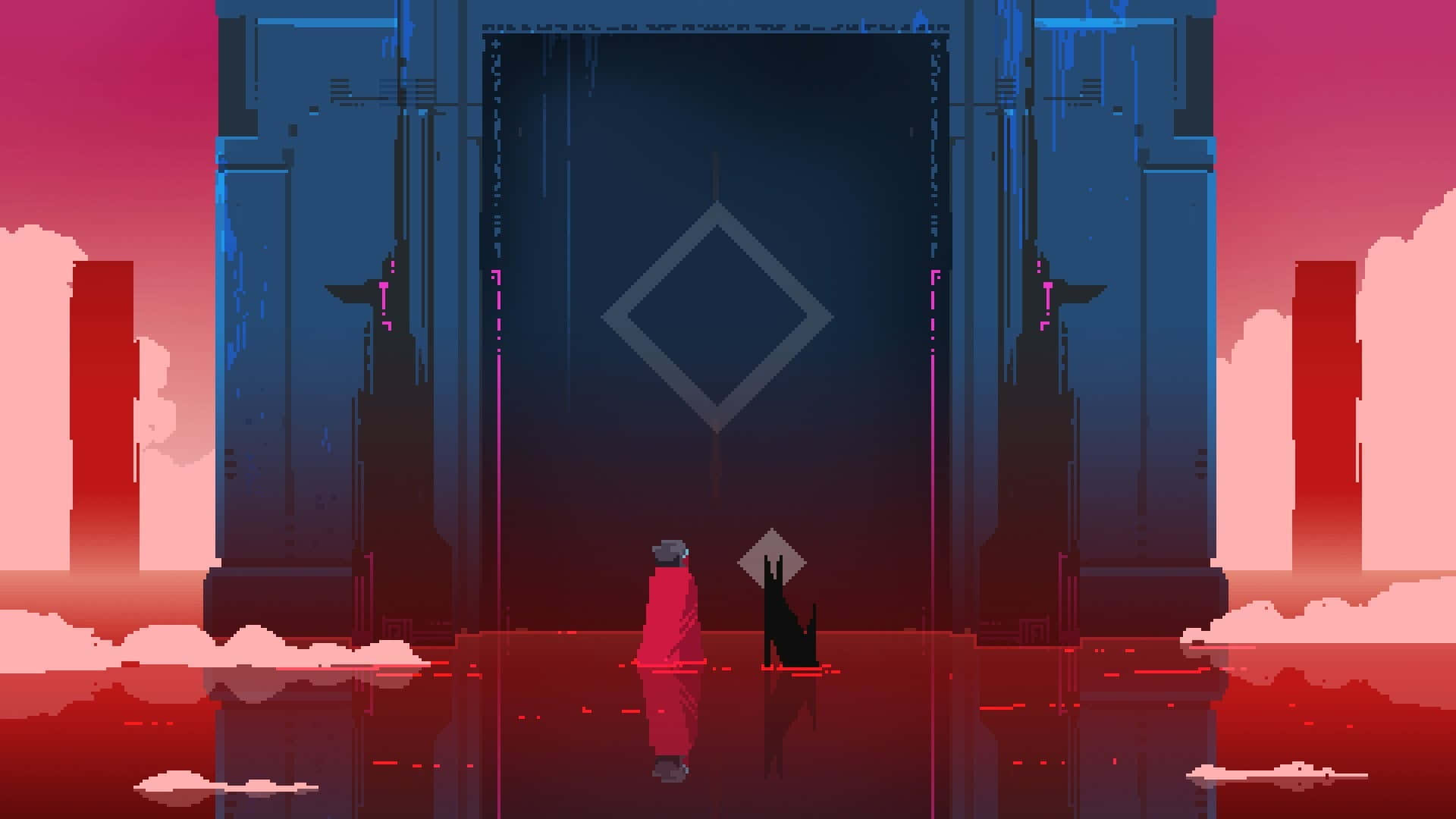 Breathtaking Pink Pixel Art