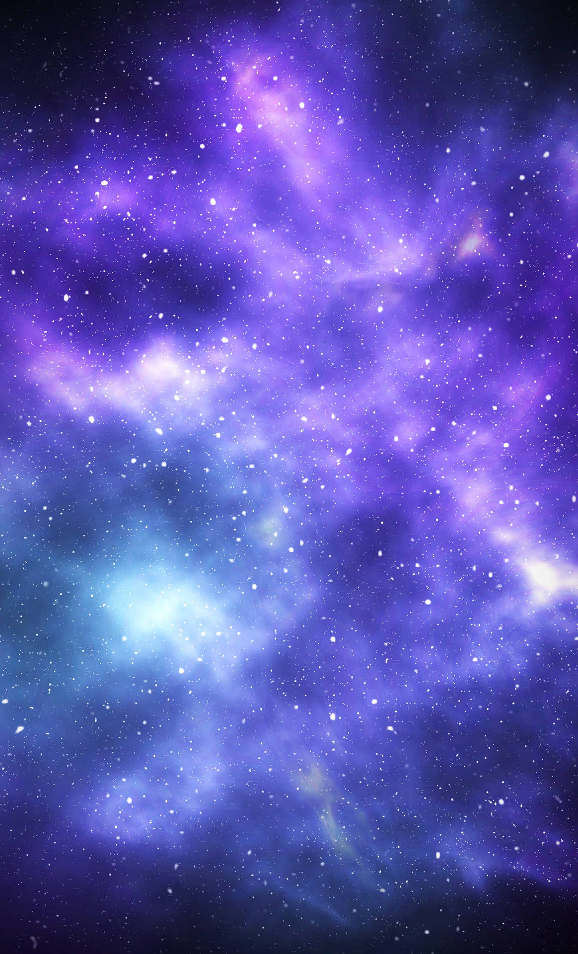 Breathtaking Purple Galaxy Filled With Stars Iphone Background