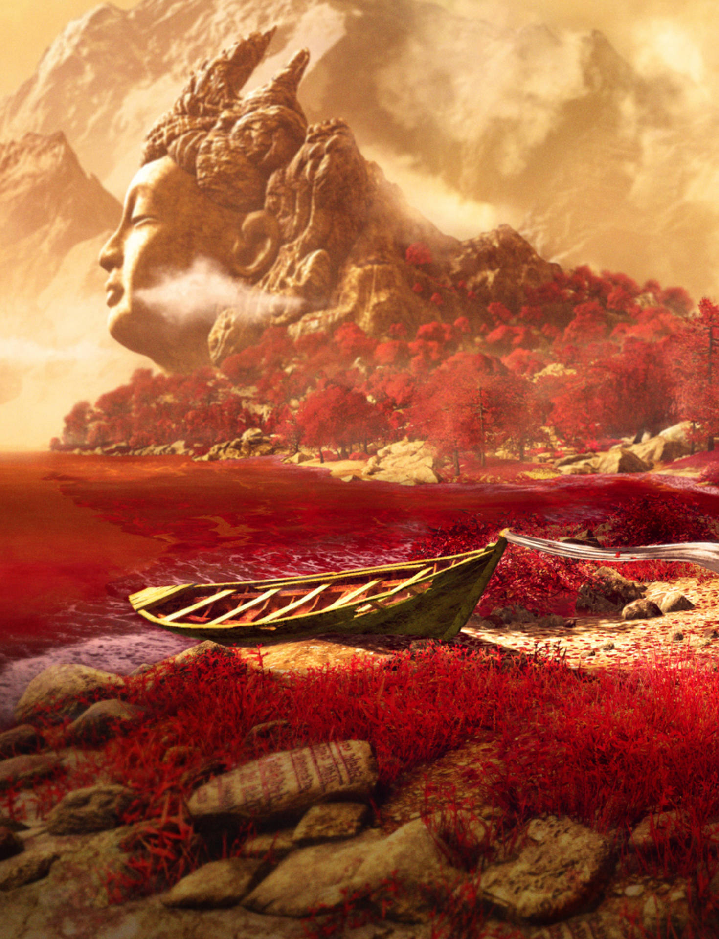 Breathtaking Shangri-la Scene From Far Cry 4 Hd Phone Wallpaper Background