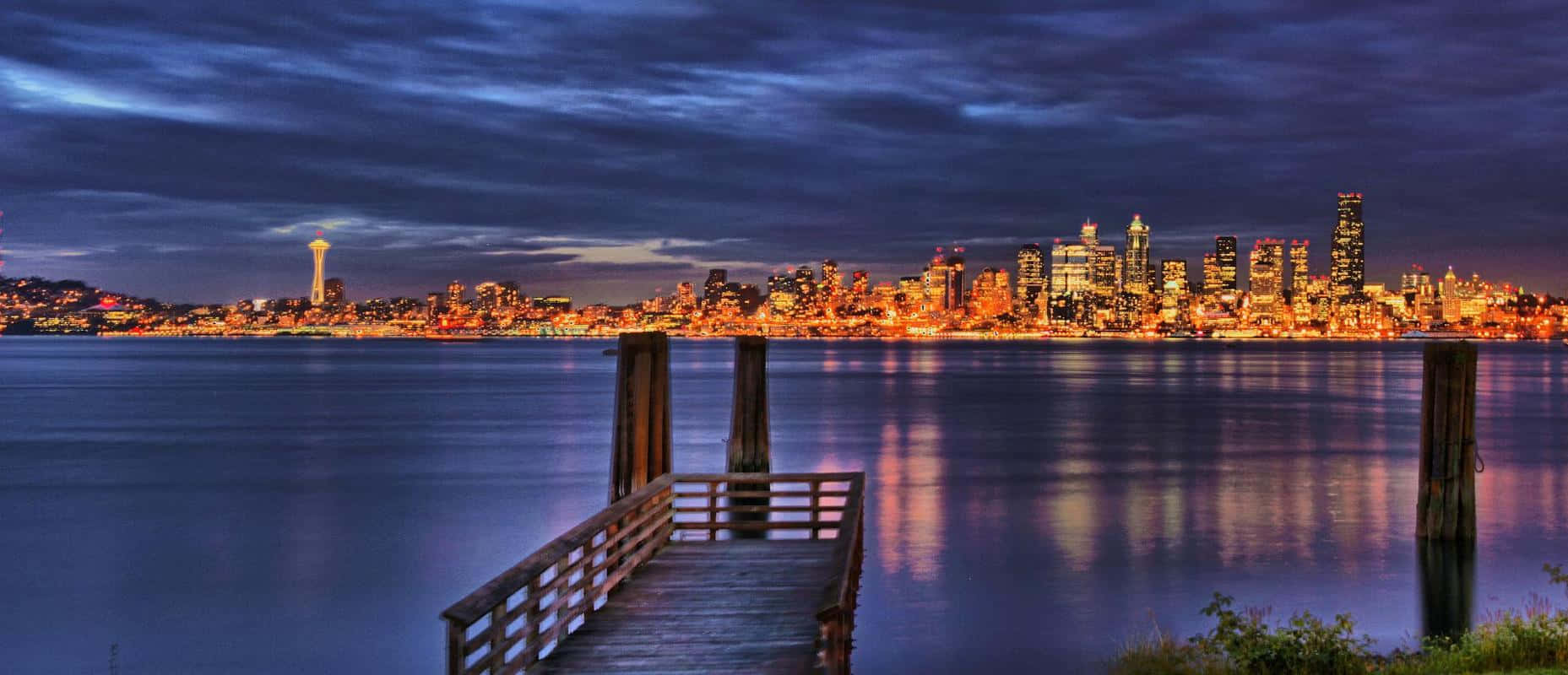 Breathtaking Skyline Of Seattle Hd Background