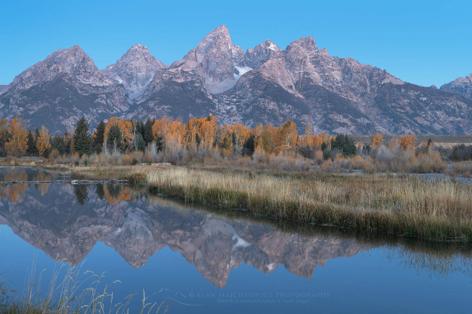 Breathtaking Sunrise Over The Grand Teton National Park