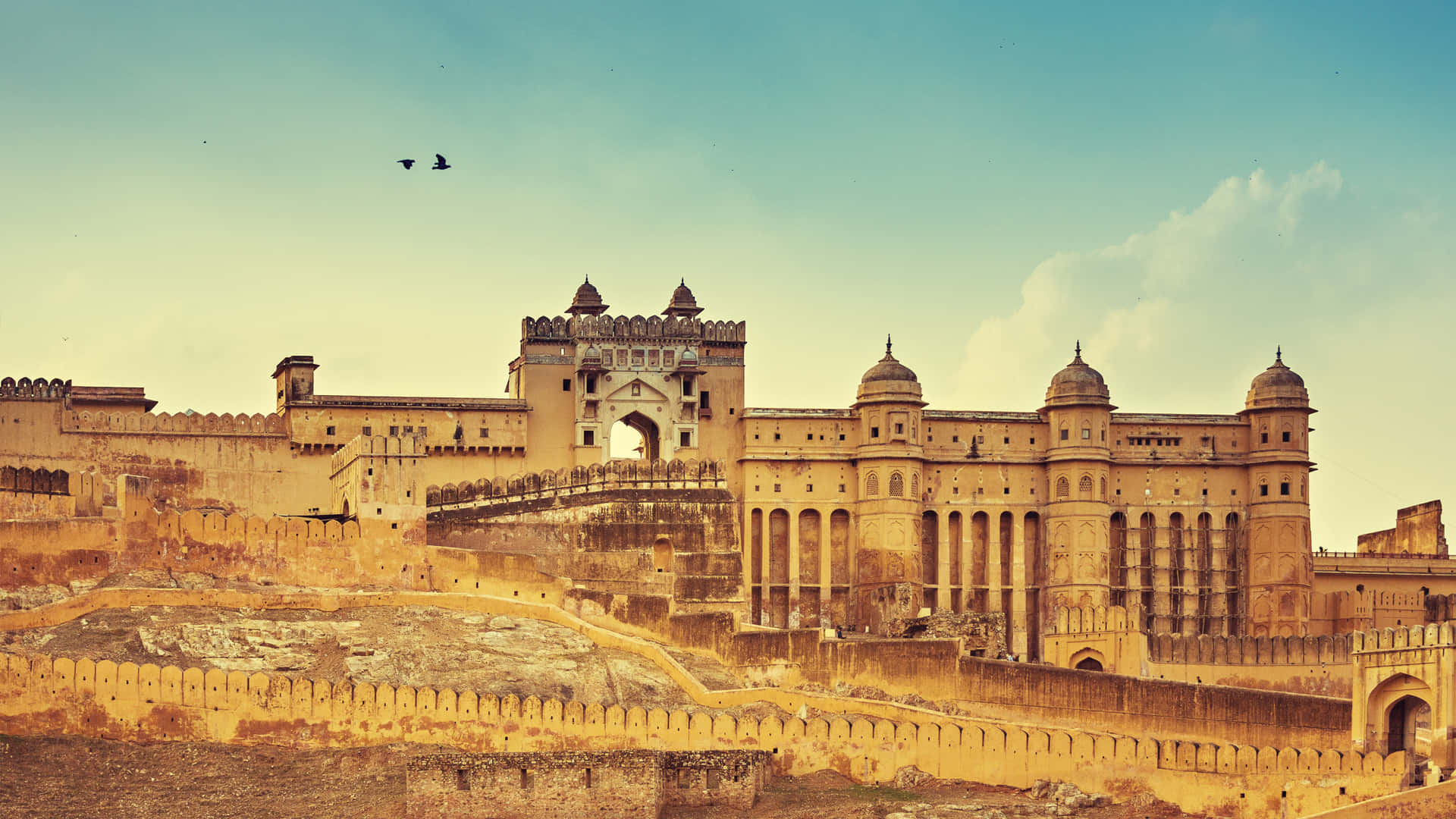 Breathtaking View Of Amer Fort