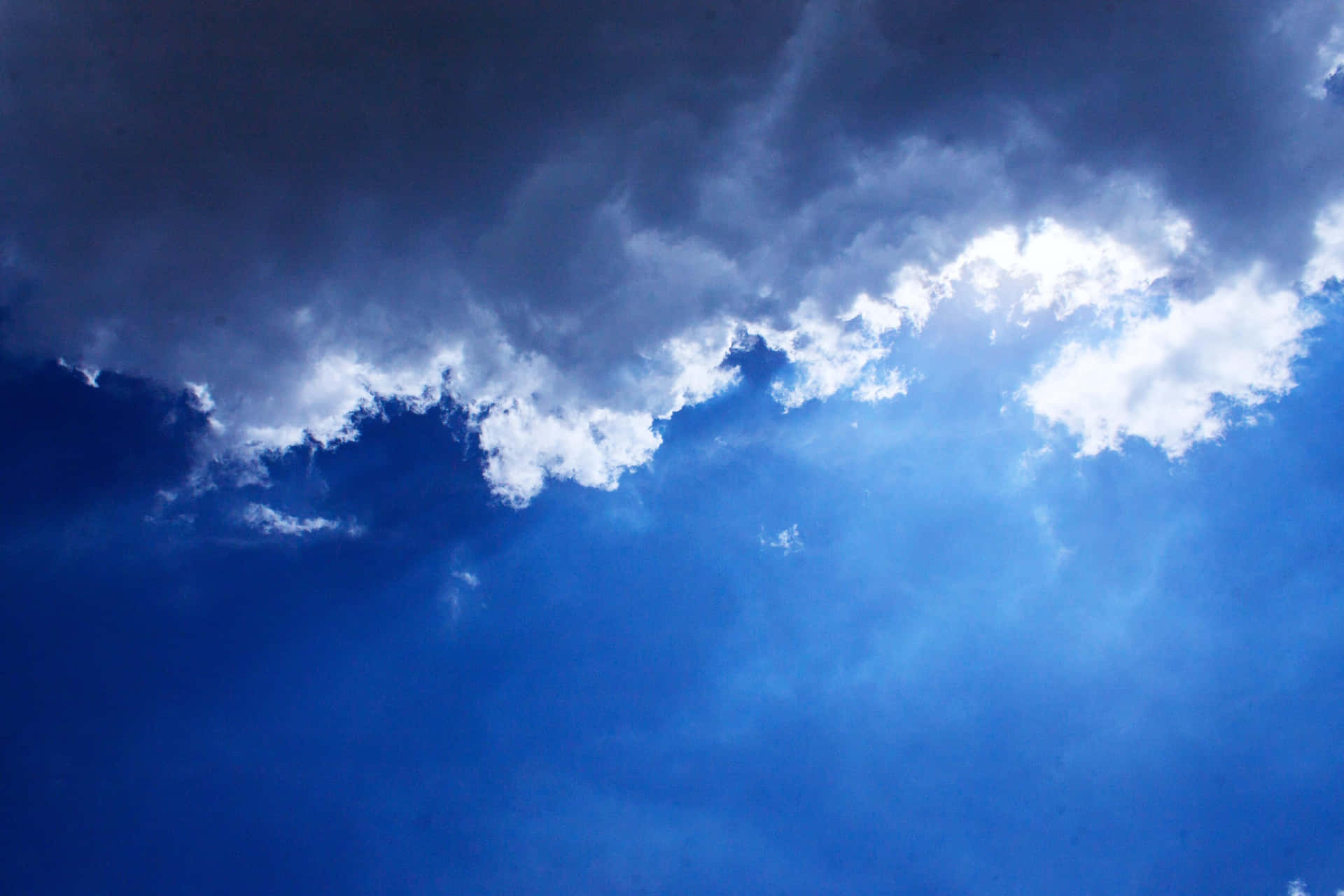 Breathtaking View Of Blue Sky Background