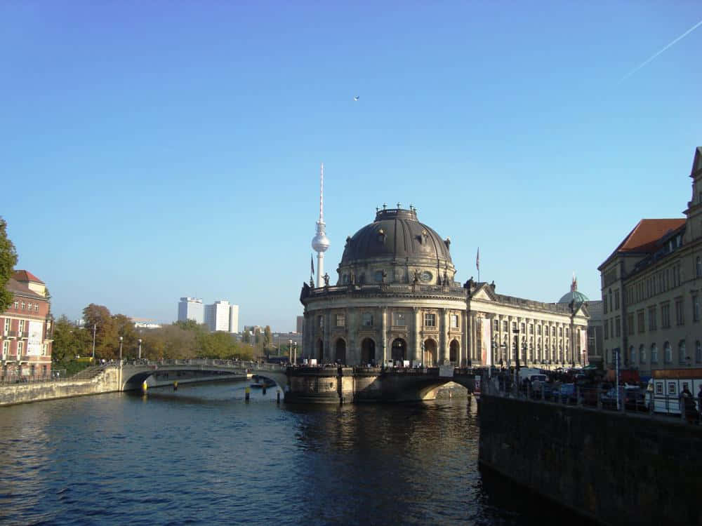 Breathtaking View Of Bode Museum, Museum Island Background