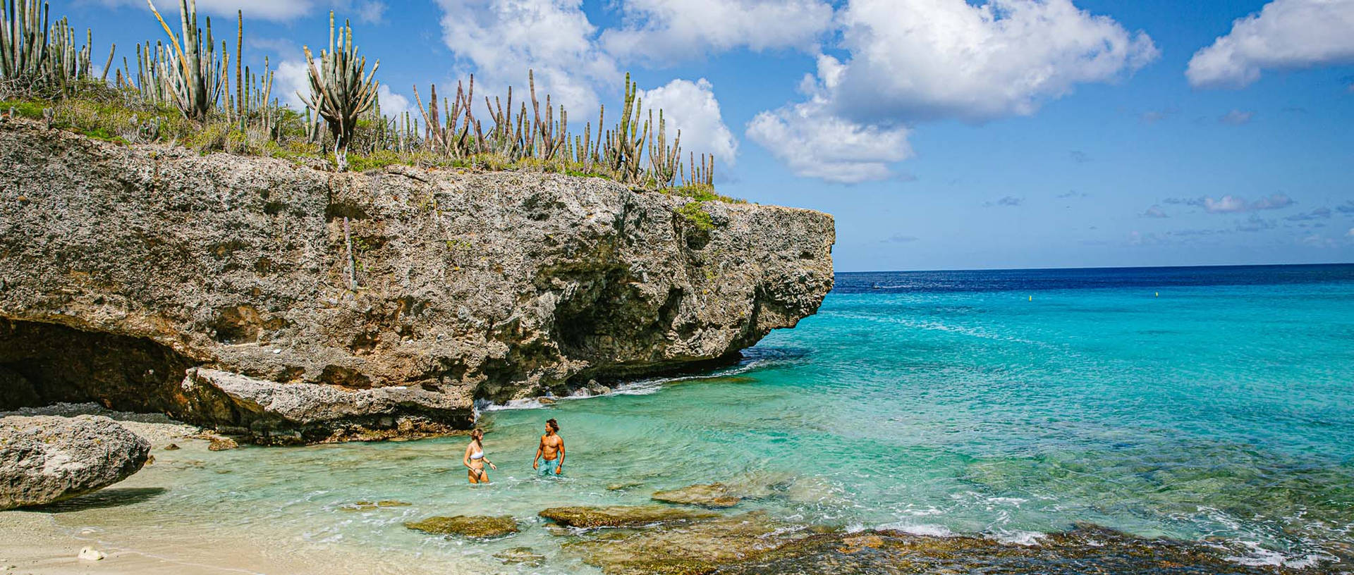 Breathtaking View Of Bonaire's Blue Sky