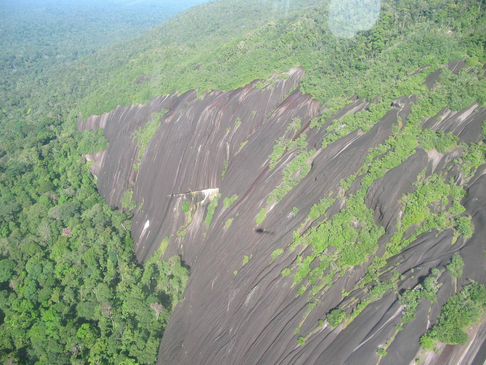 Breathtaking View Of French Guiana Mountain Background