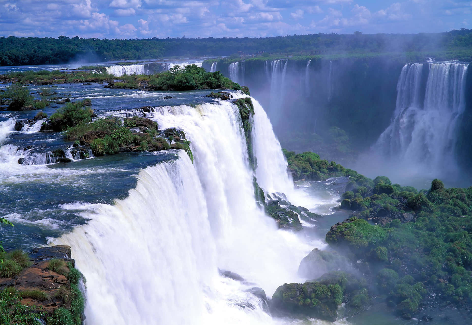 Breathtaking View Of Iguazu Falls