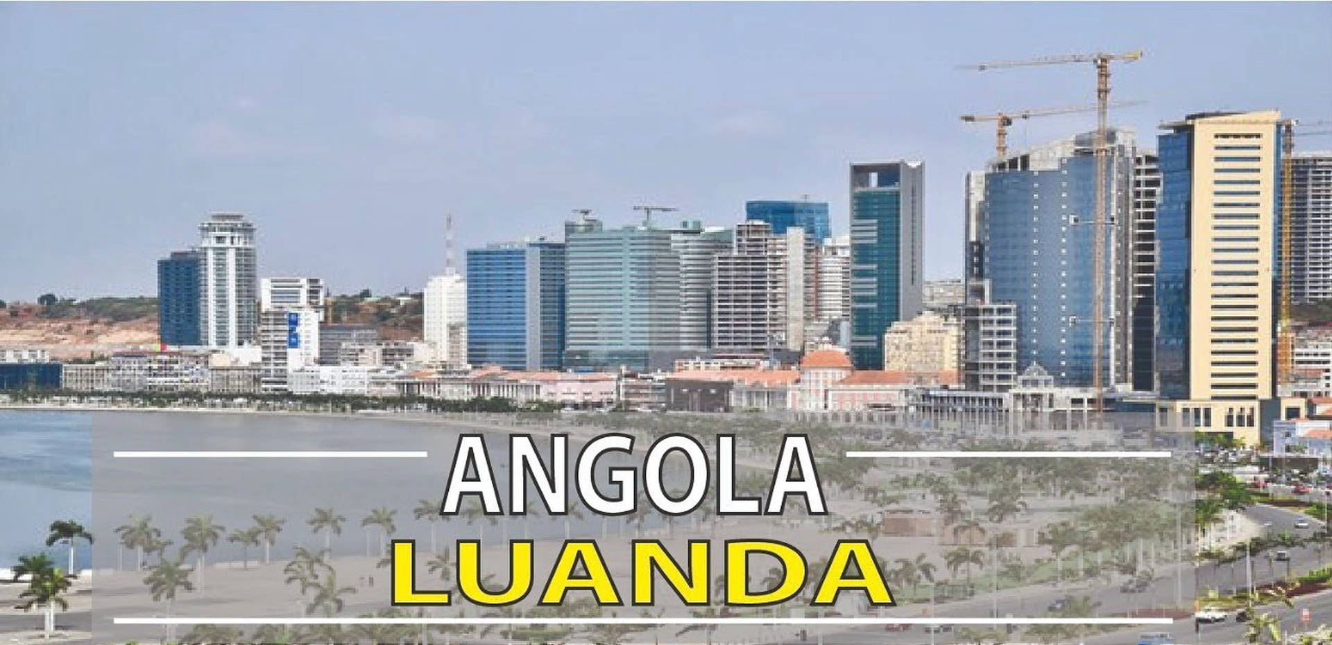 Breathtaking View Of Luanda City, Angola Background