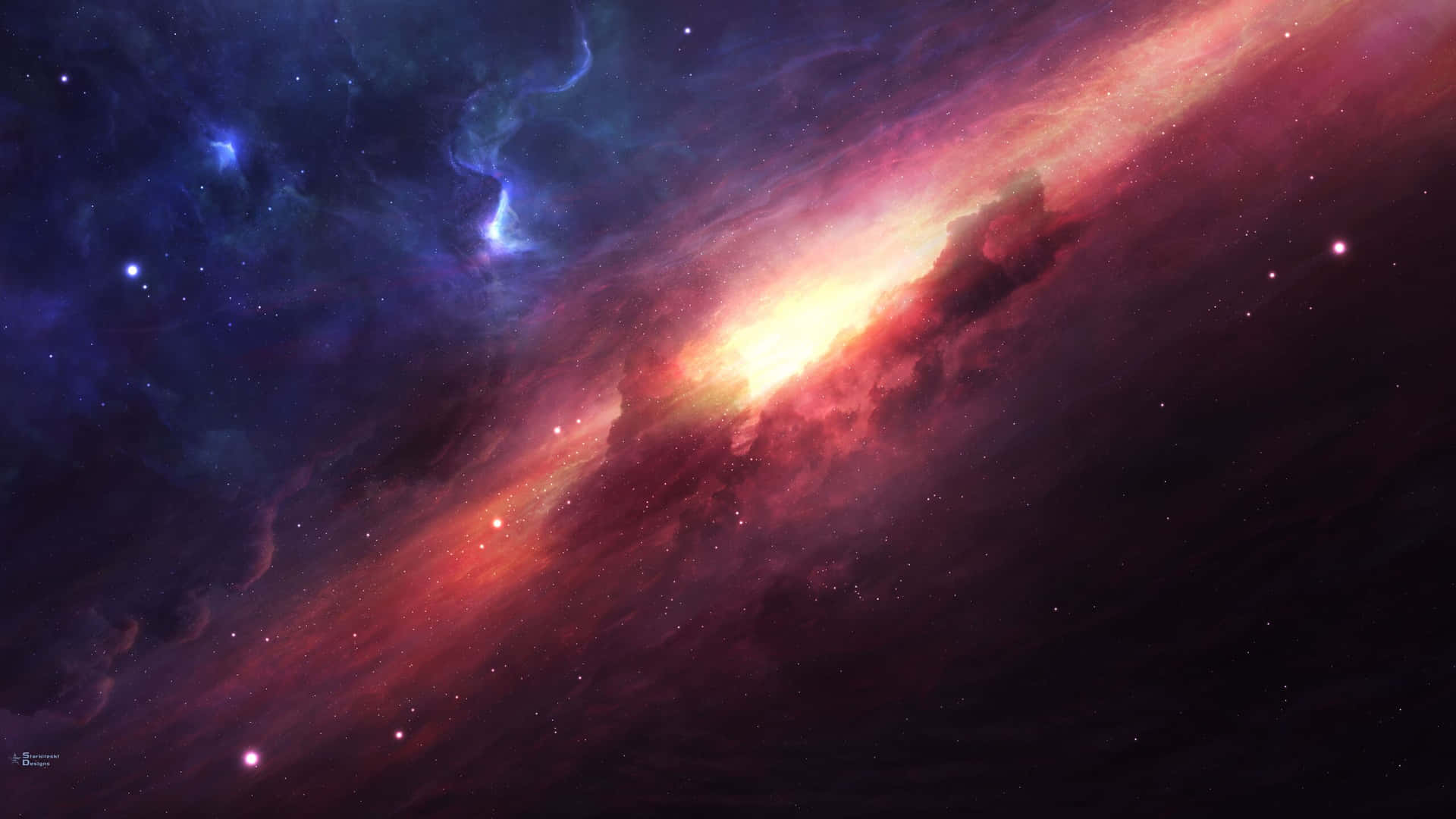 “breathtaking View Of Outer Space” Background