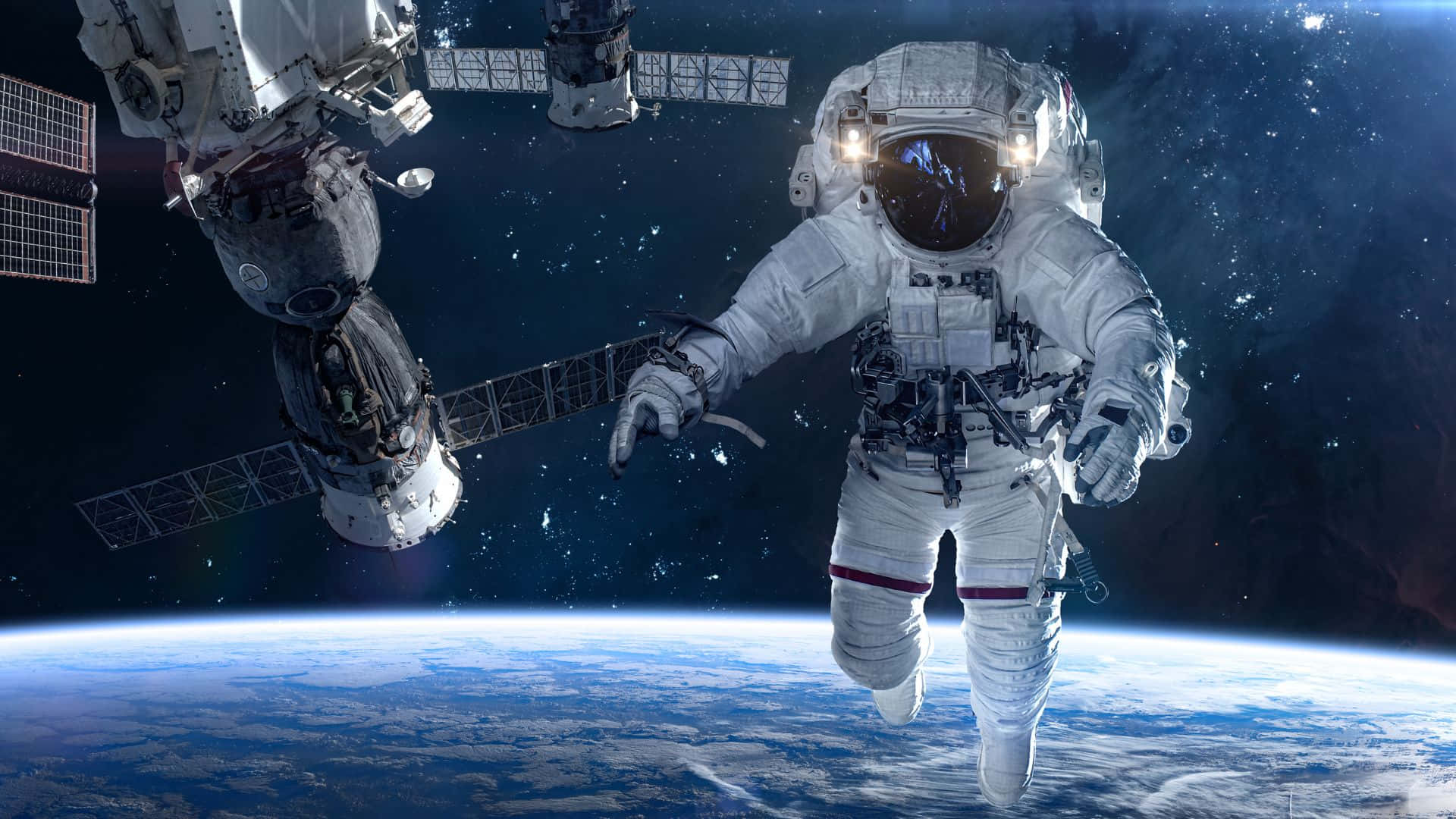 Breathtaking View Of The Cosmos Background
