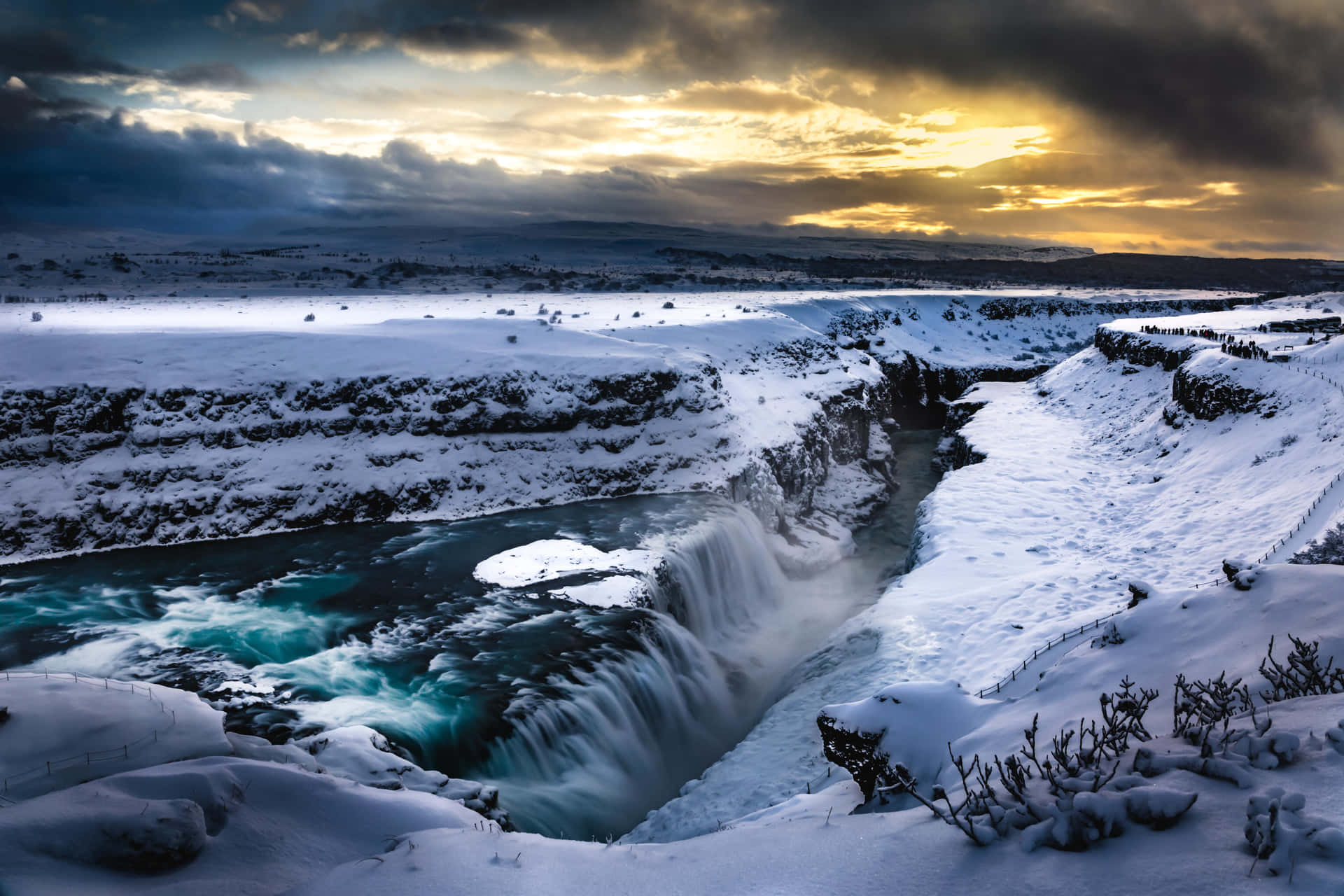 Breathtaking View Of The Glacier Lagoon In Iceland