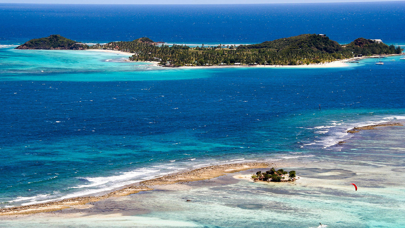 Breathtaking View Of Union Island, St. Vincent And The Grenadines Background