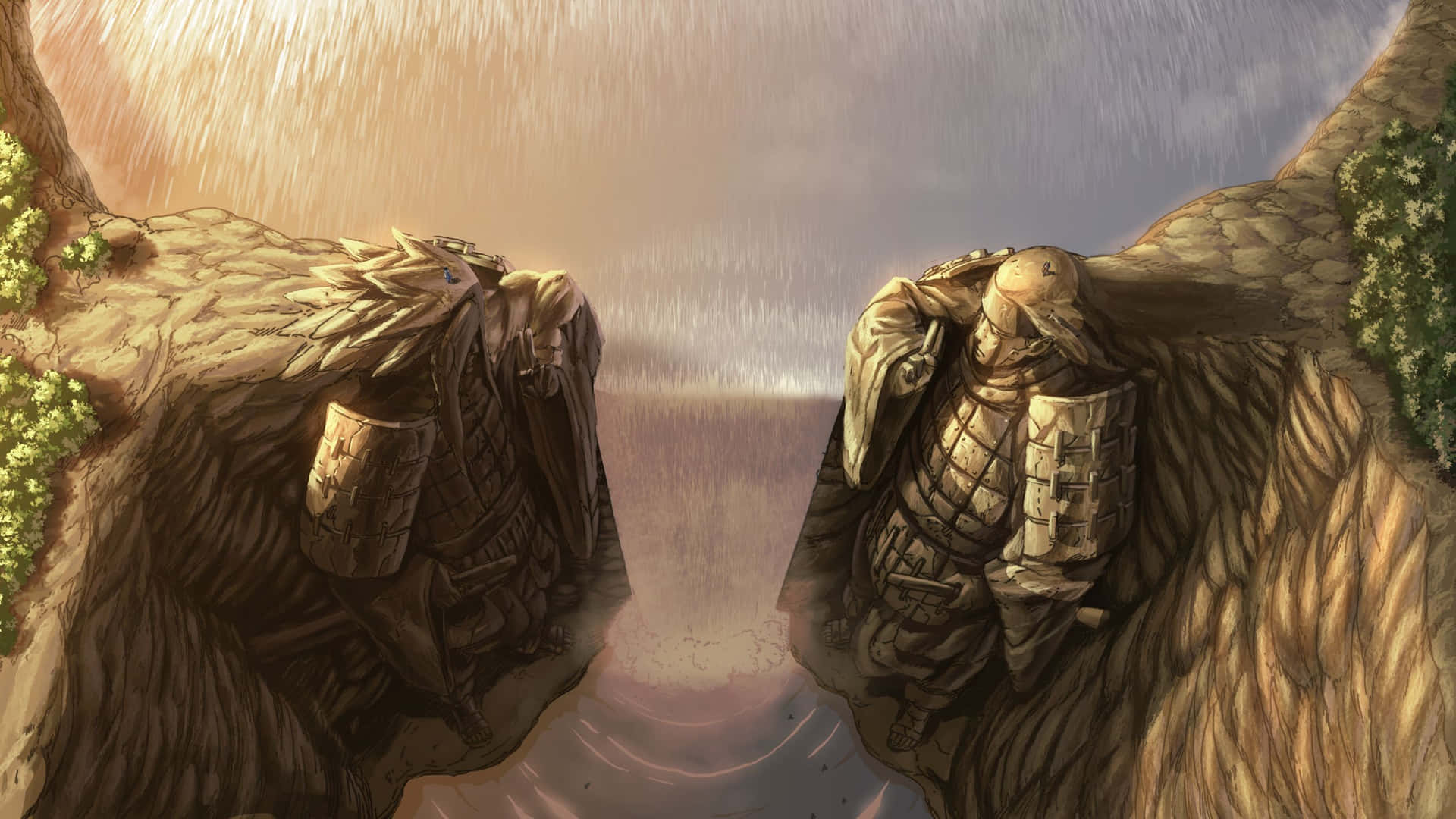 Breathtaking Views In Naruto Landscape Background