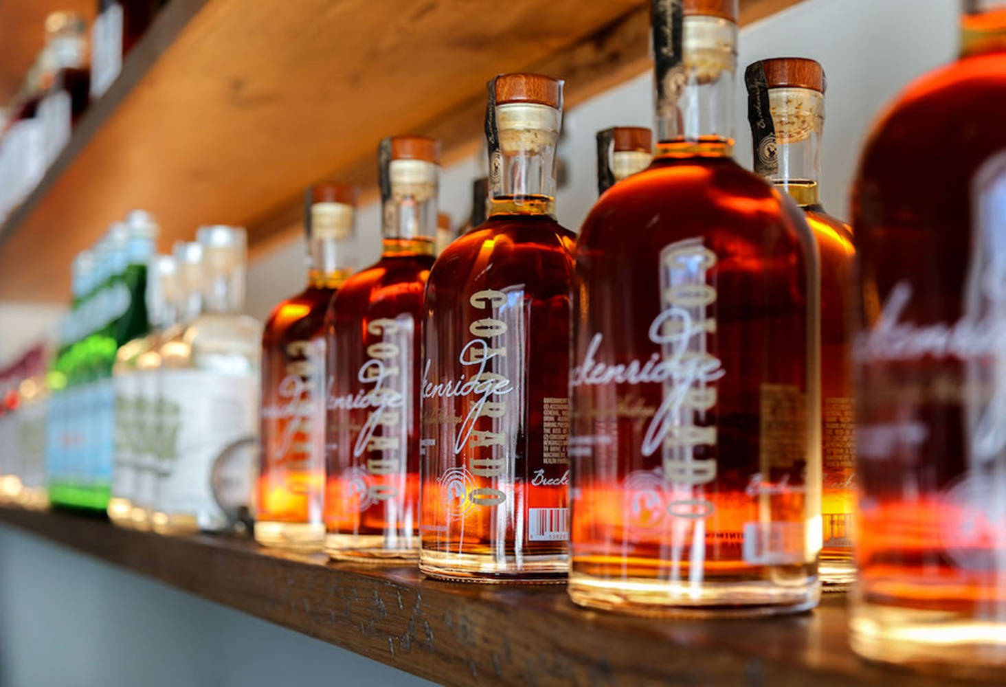 Breckenridge Distillery Bourbon Whiskey Bottles